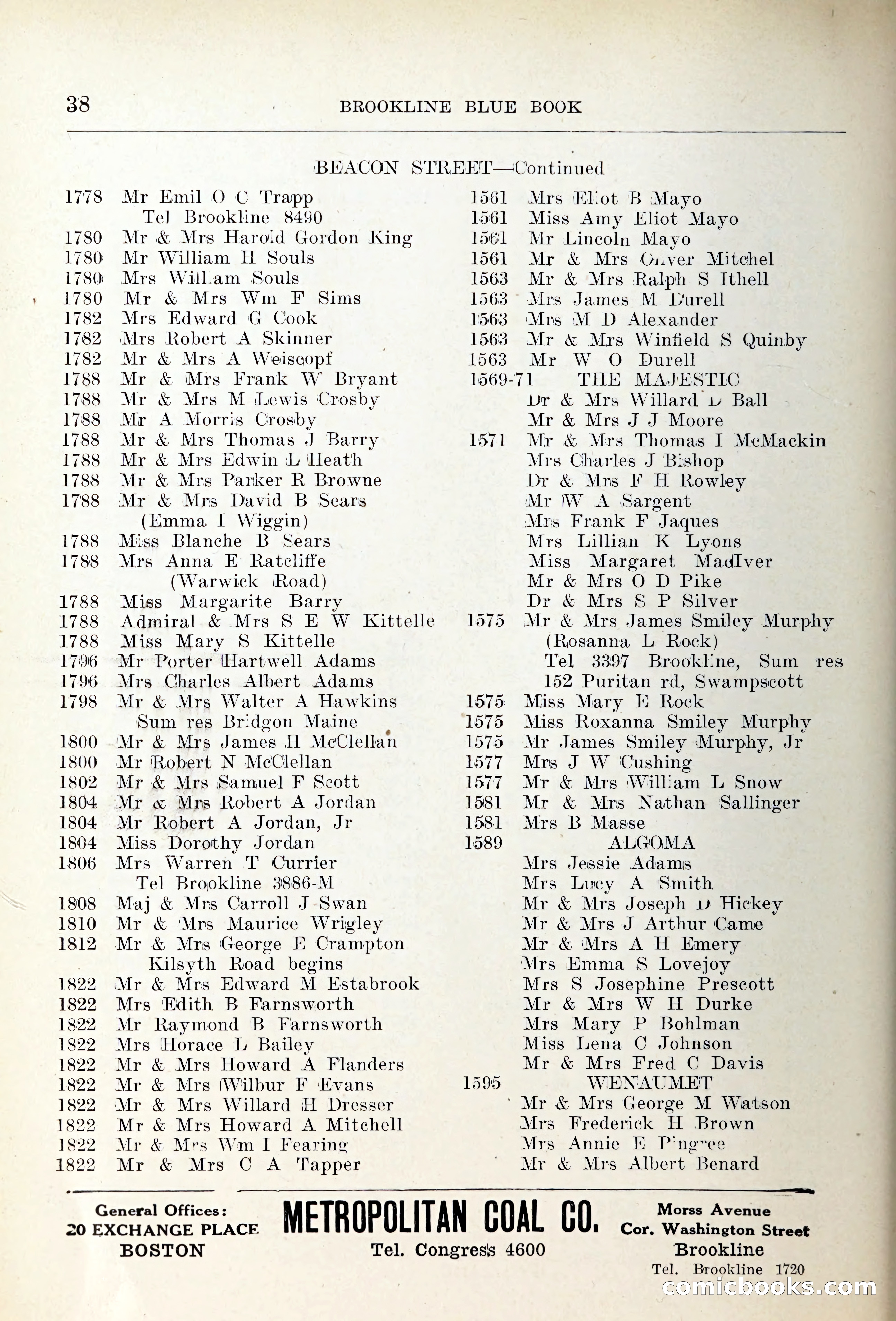 Blue Book of Brookline — page 61 of 354