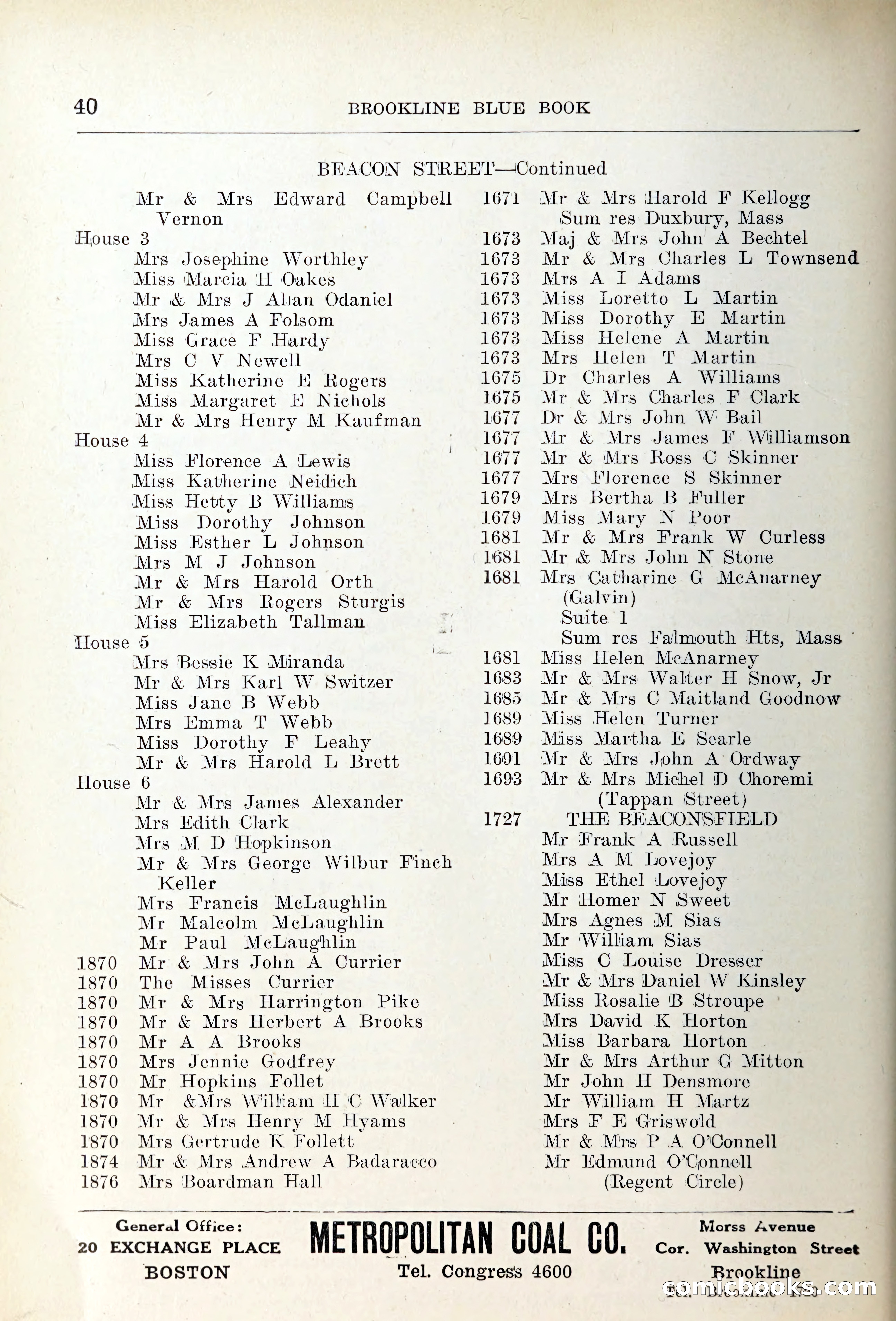 Blue Book of Brookline — page 63 of 354
