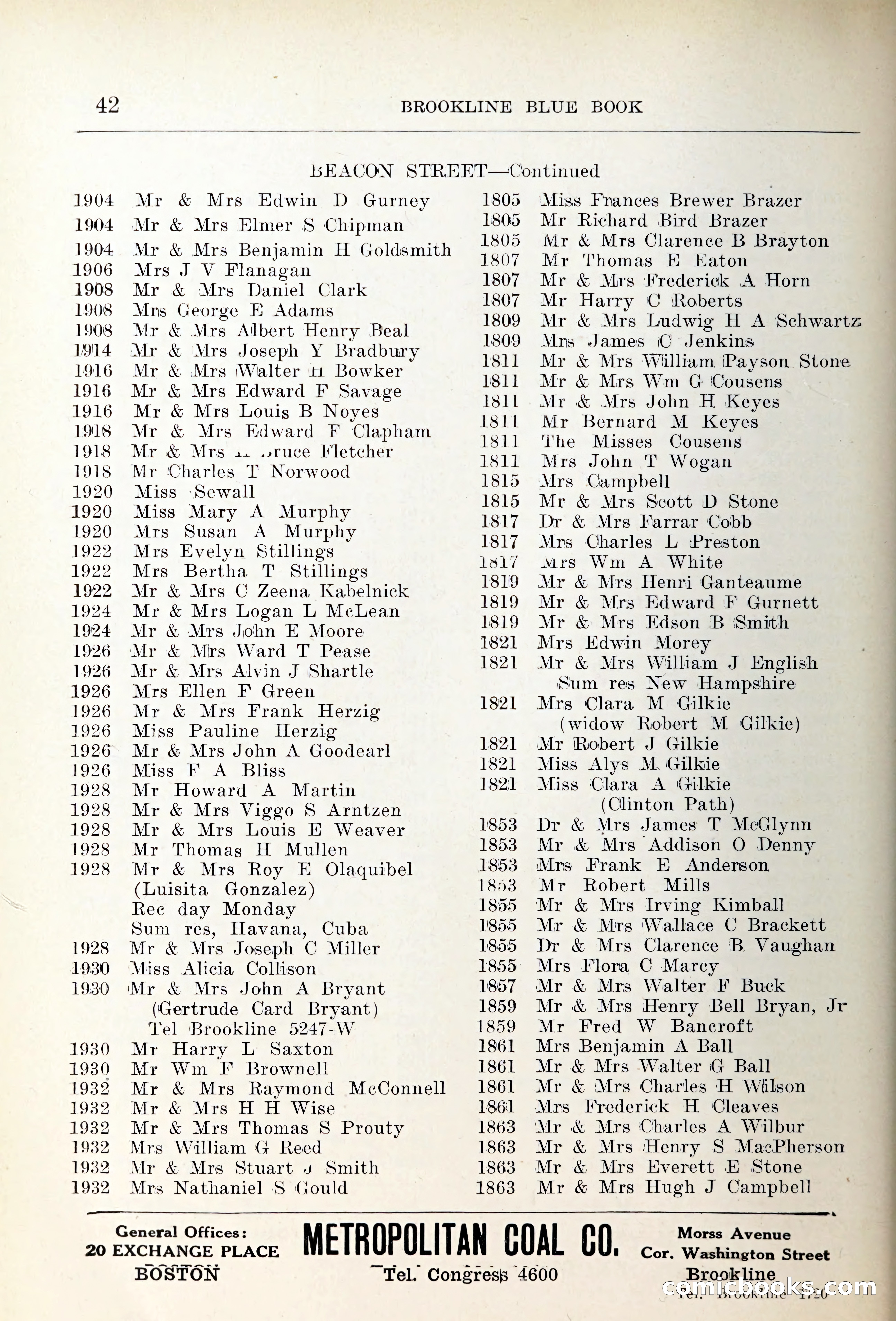 Blue Book of Brookline — page 65 of 354