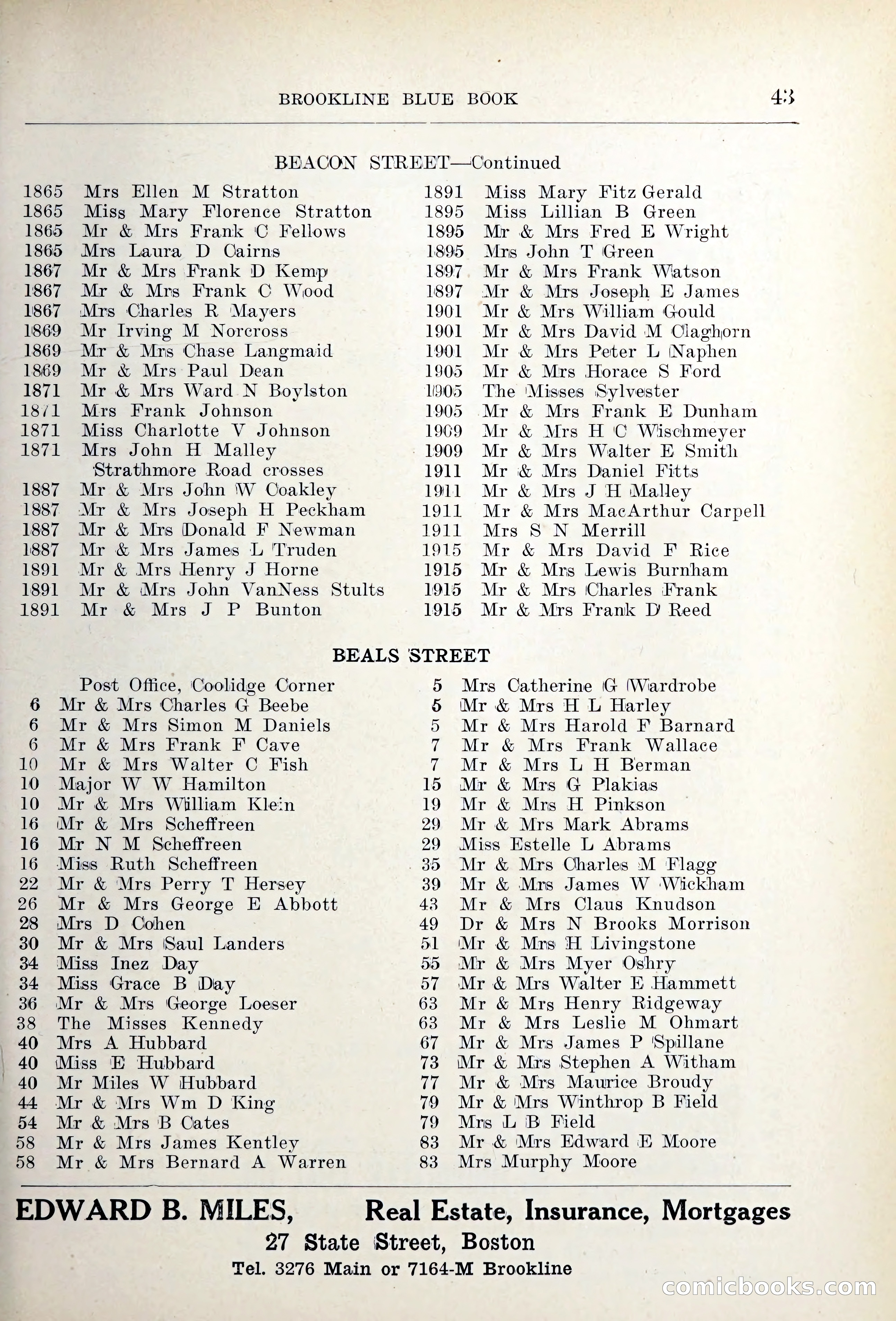 Blue Book of Brookline — page 66 of 354