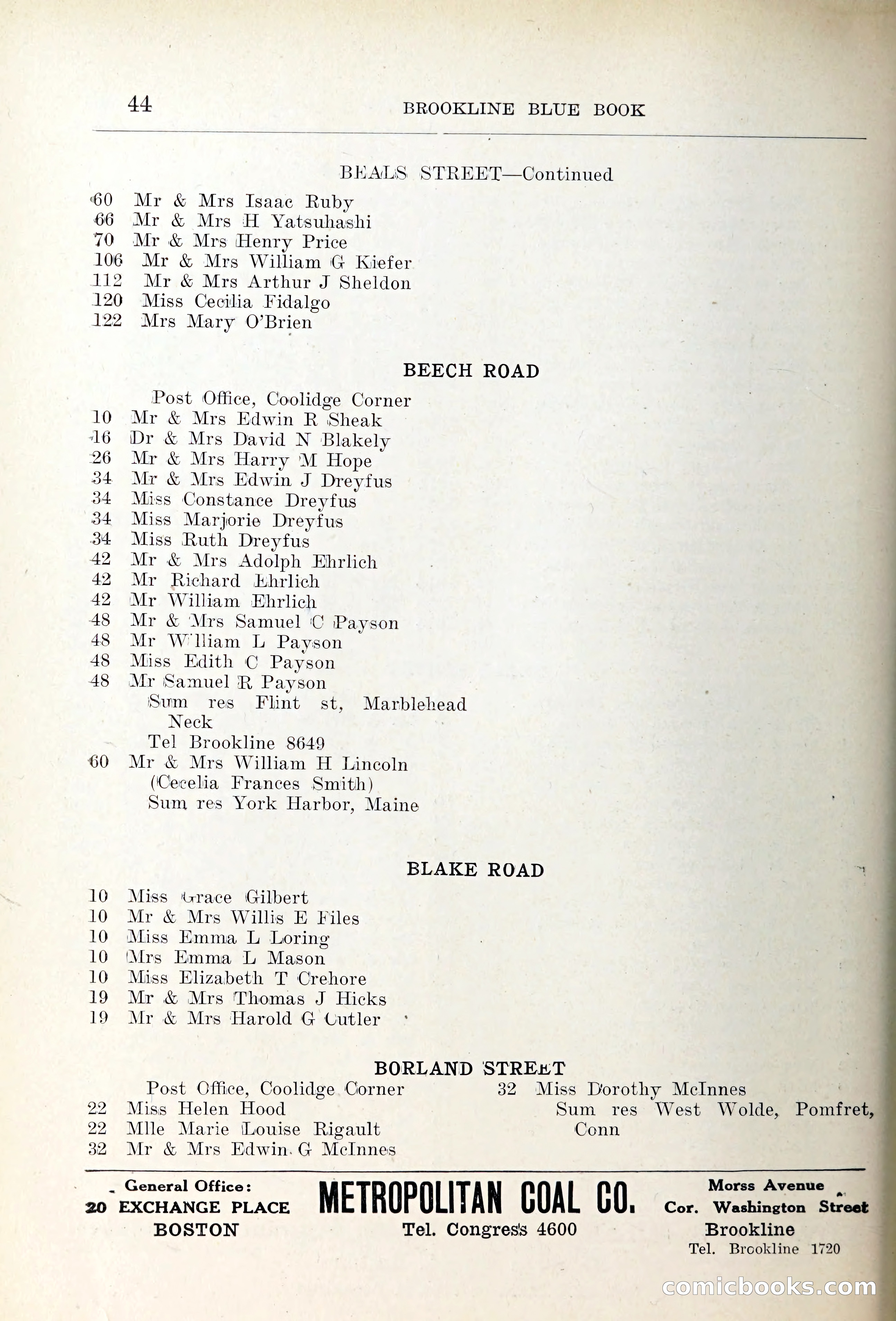 Blue Book of Brookline — page 67 of 354