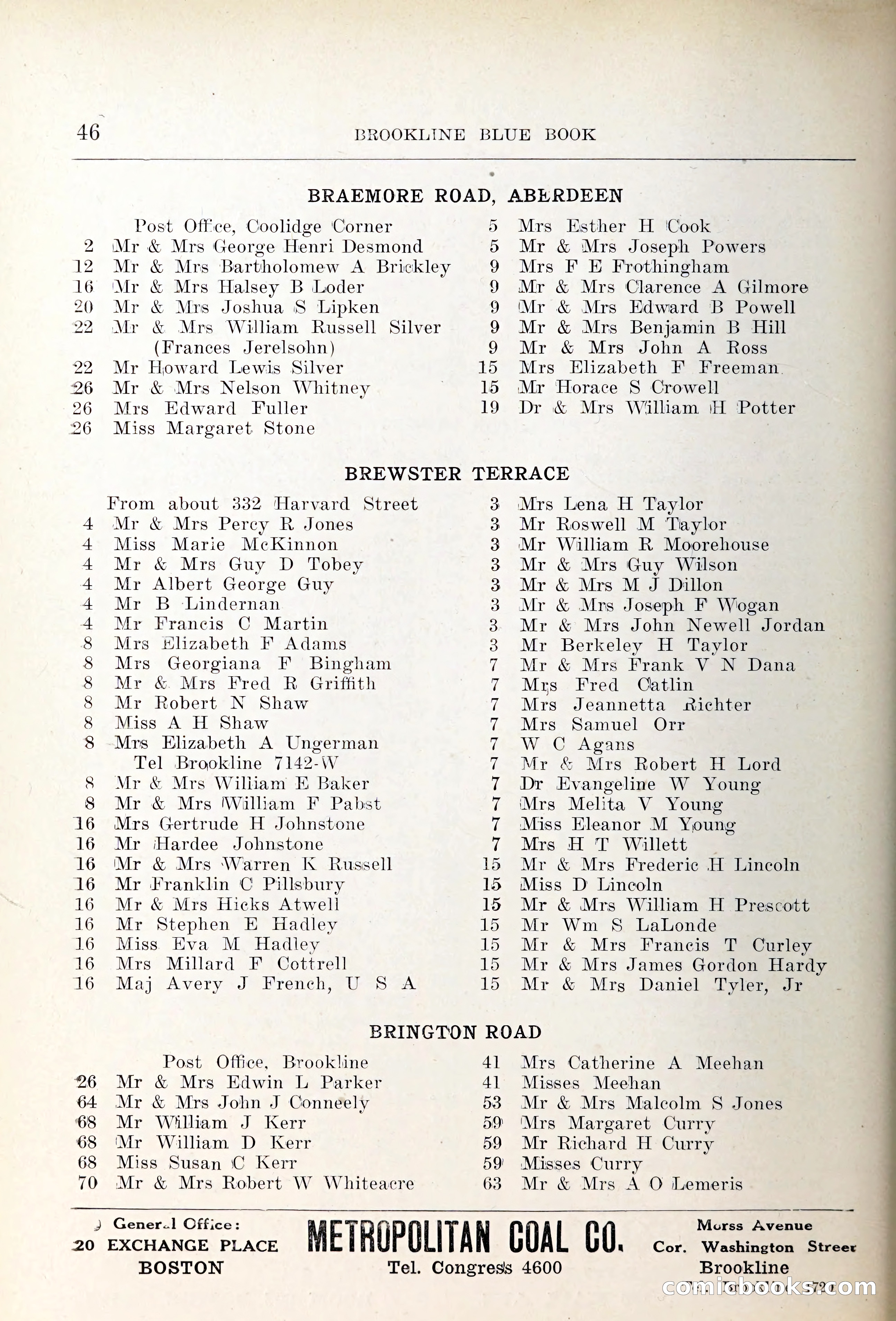 Blue Book of Brookline — page 69 of 354