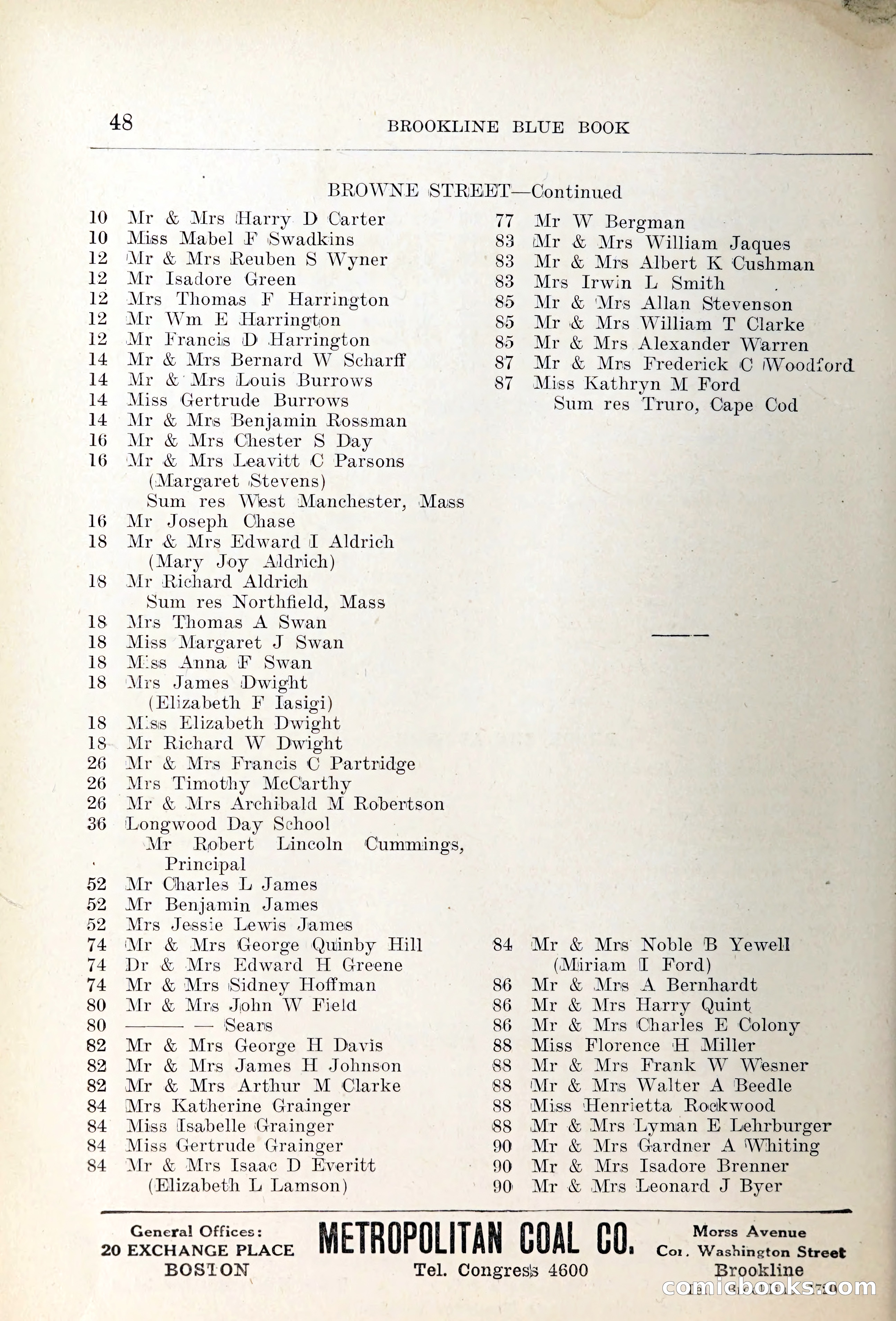 Blue Book of Brookline — page 71 of 354