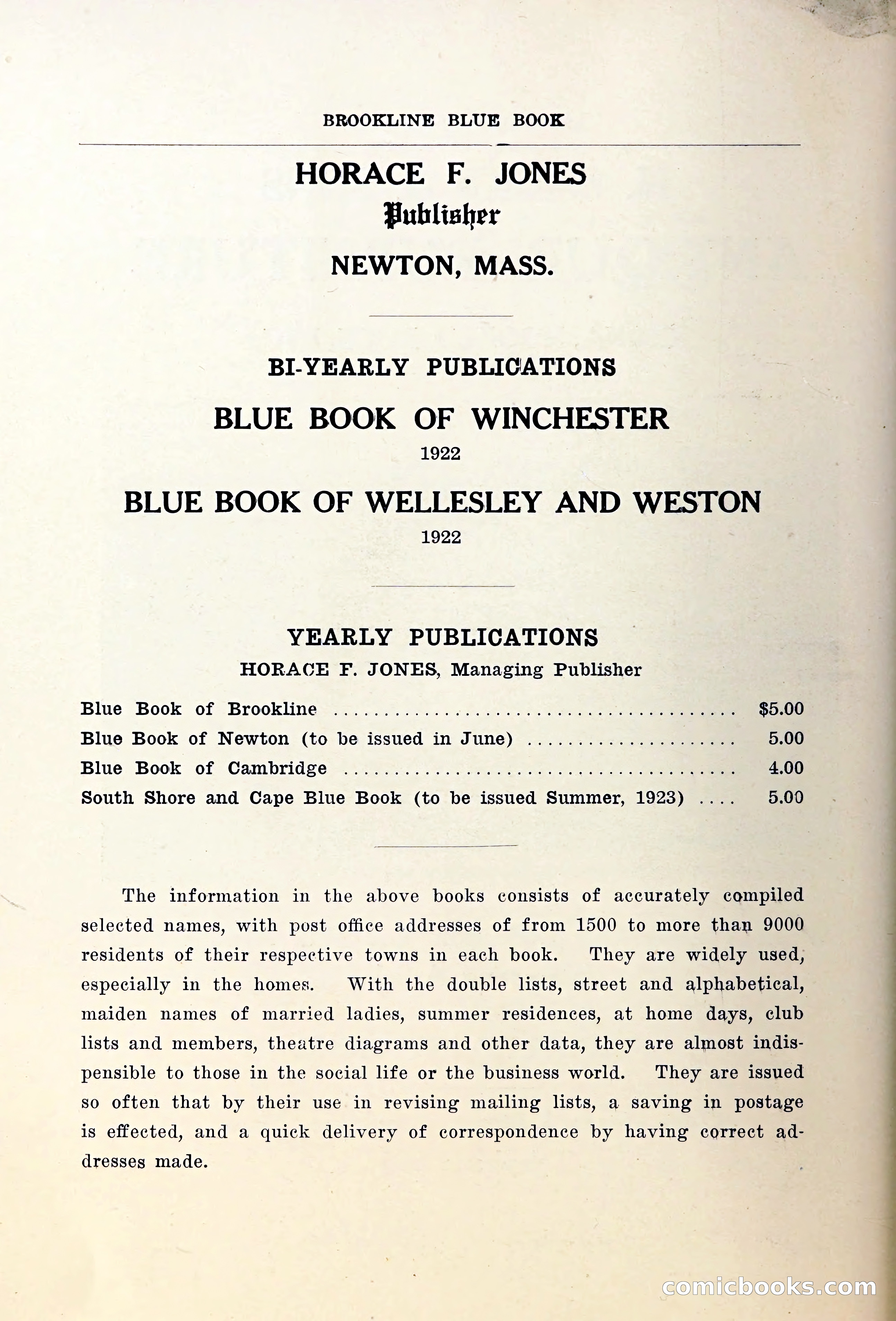 Blue Book of Brookline — page 73 of 354