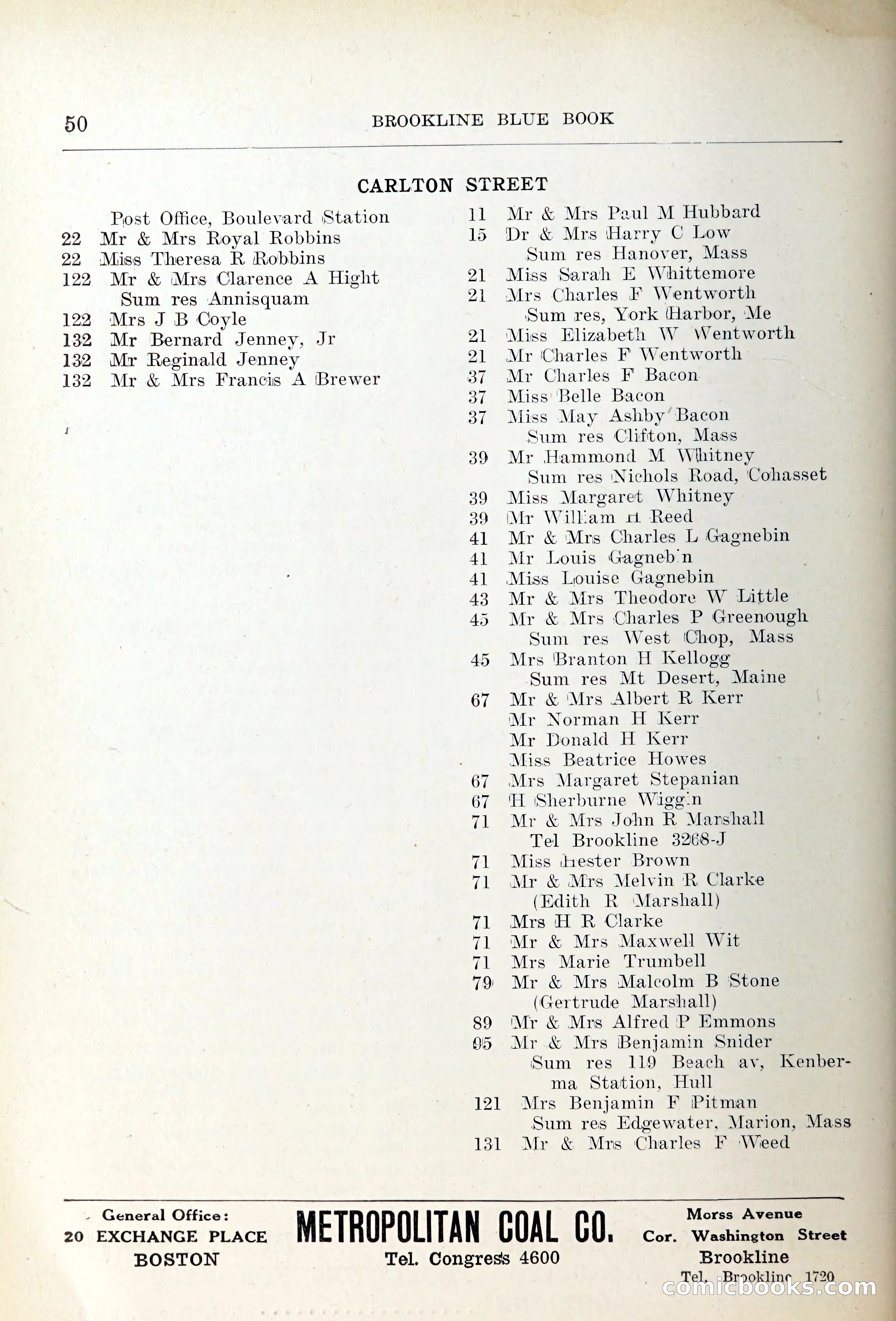 Blue Book of Brookline — page 75 of 354
