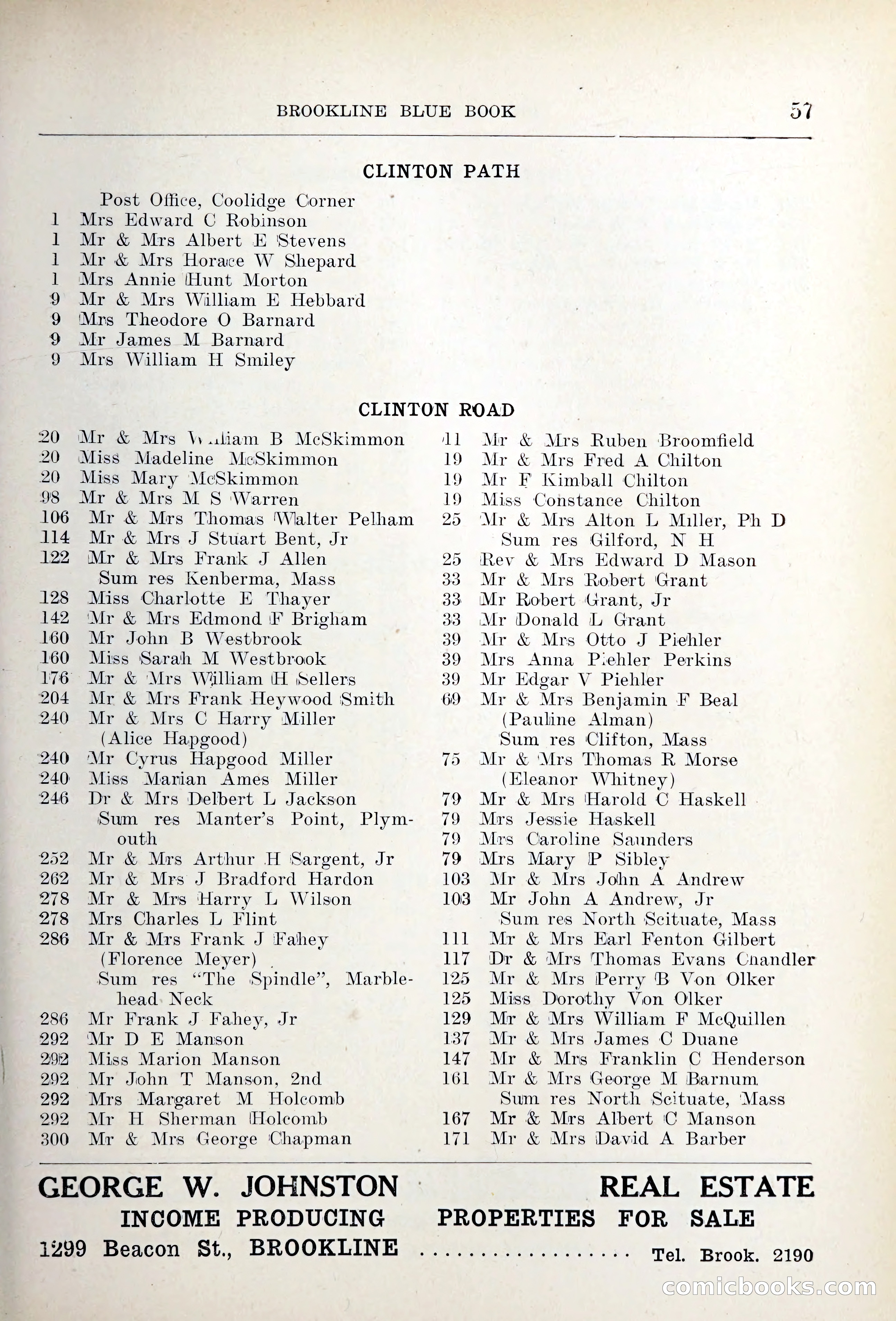 Blue Book of Brookline — page 82 of 354