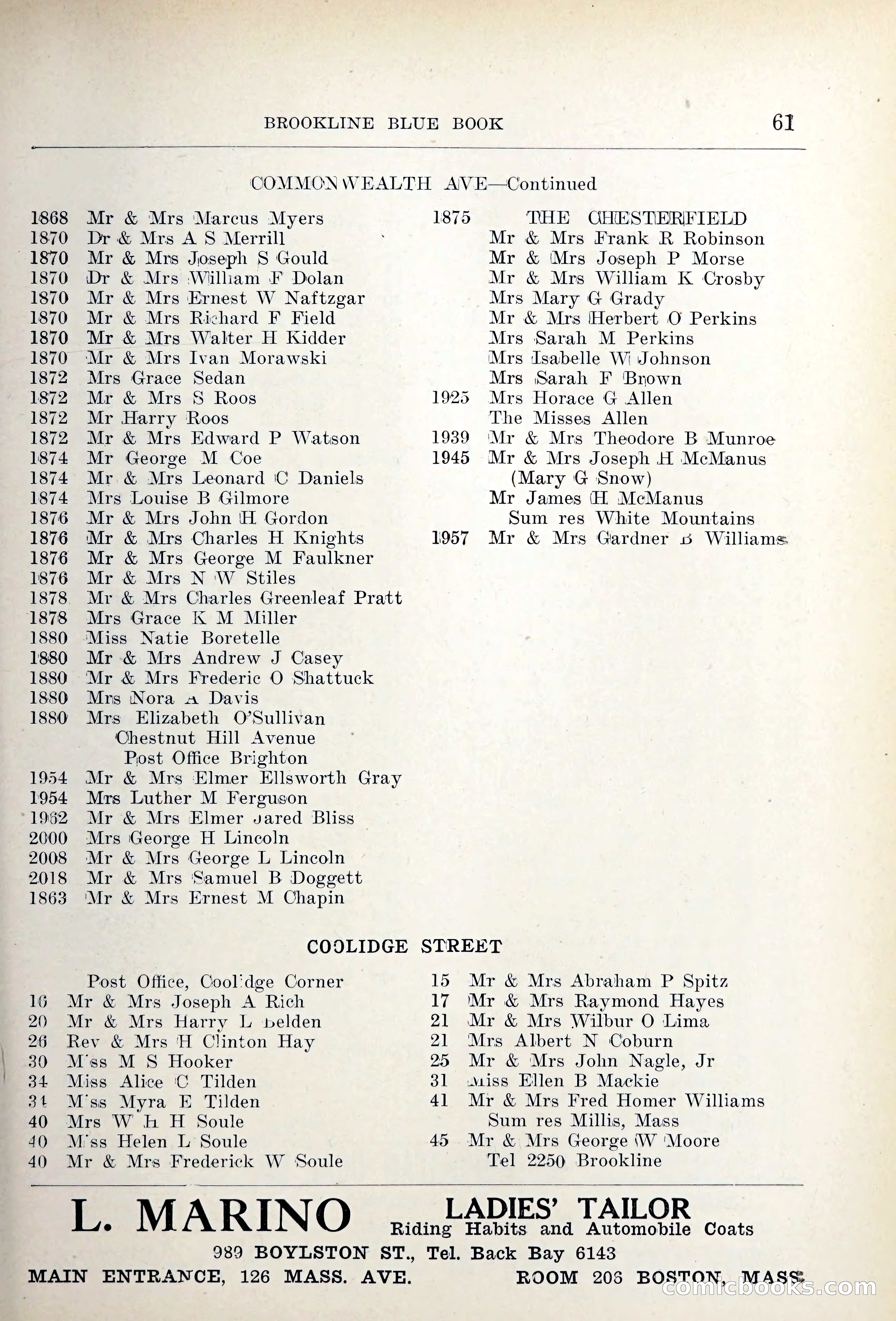 Blue Book of Brookline — page 86 of 354