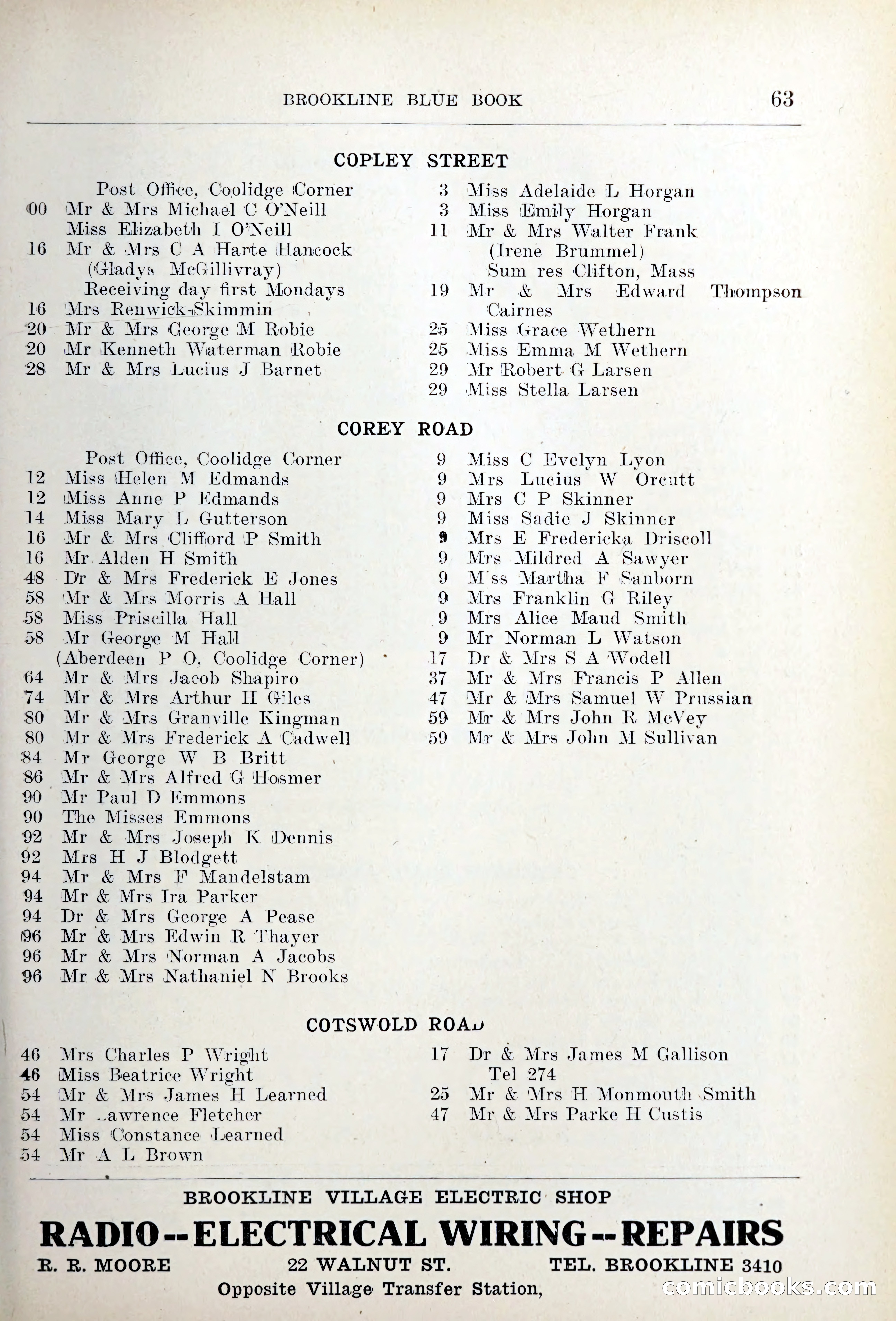 Blue Book of Brookline — page 88 of 354
