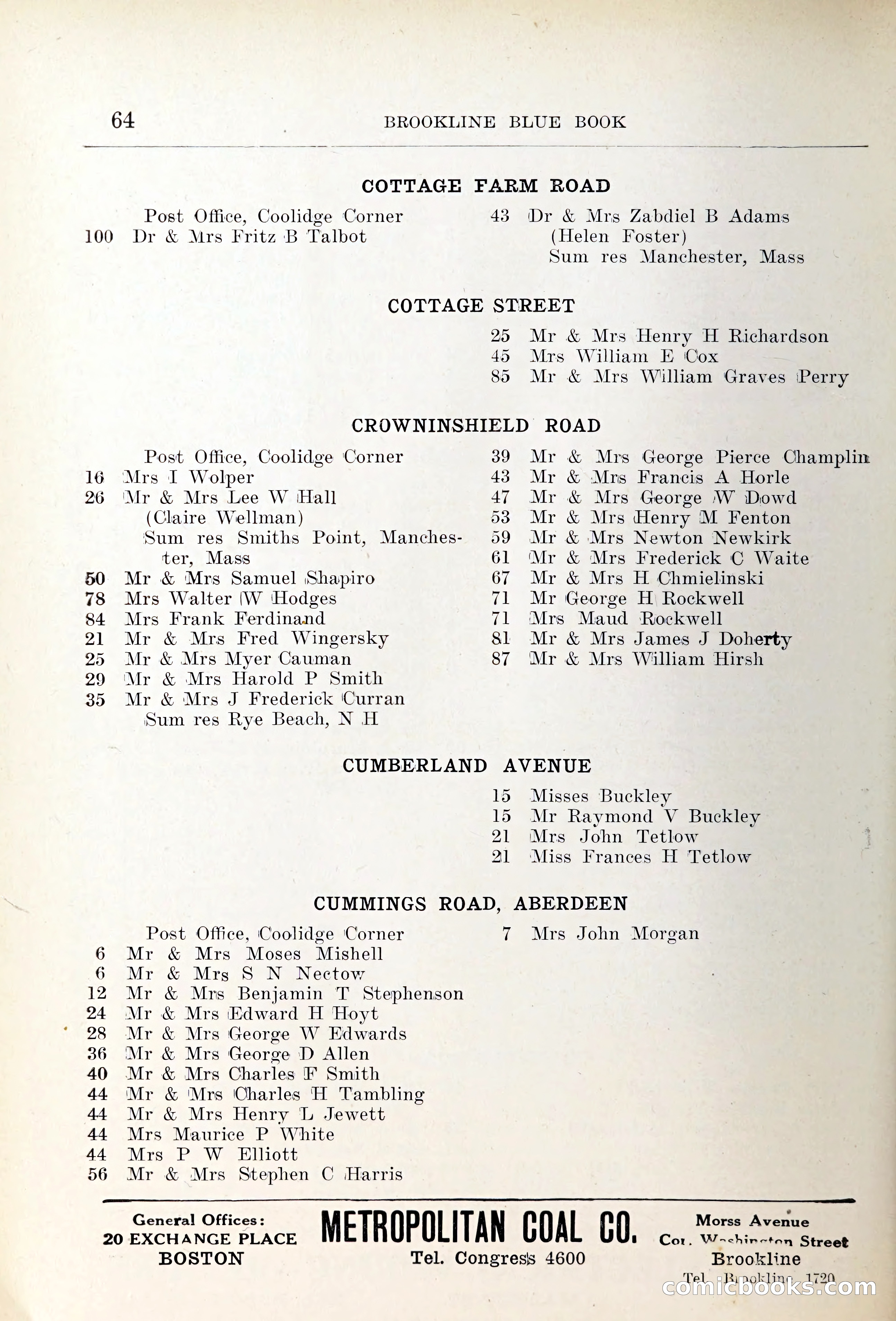 Blue Book of Brookline — page 89 of 354