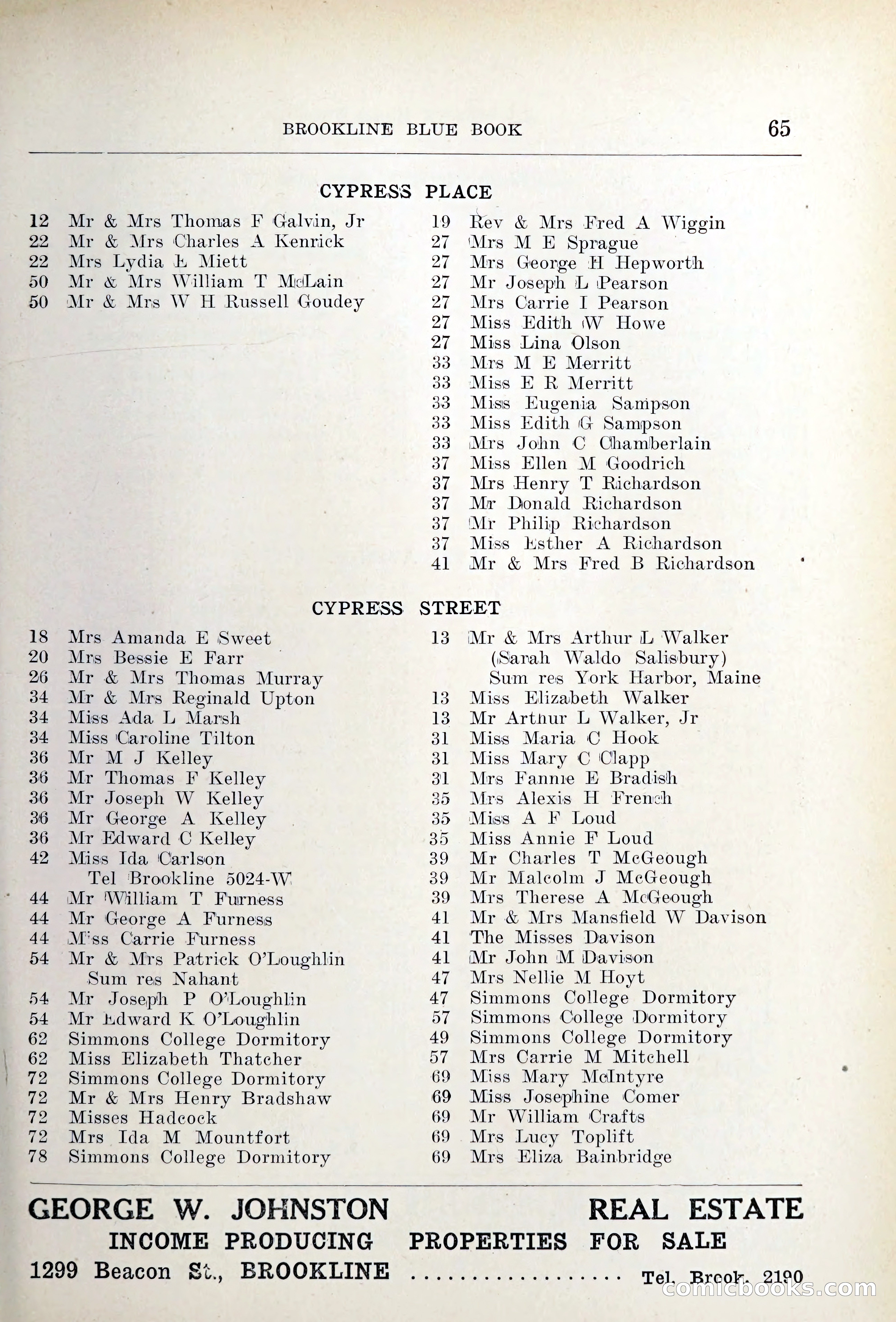 Blue Book of Brookline — page 92 of 354