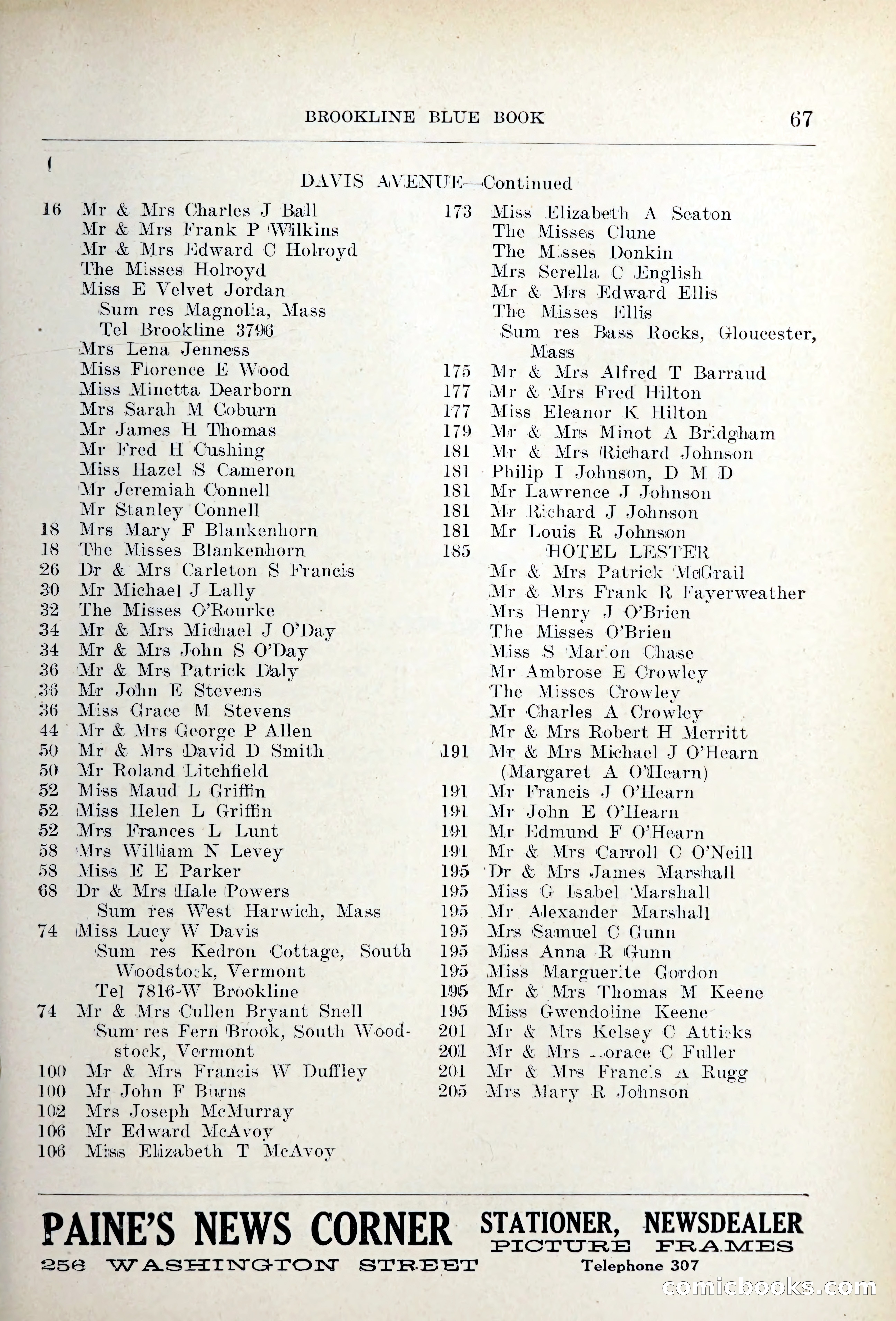 Blue Book of Brookline — page 94 of 354