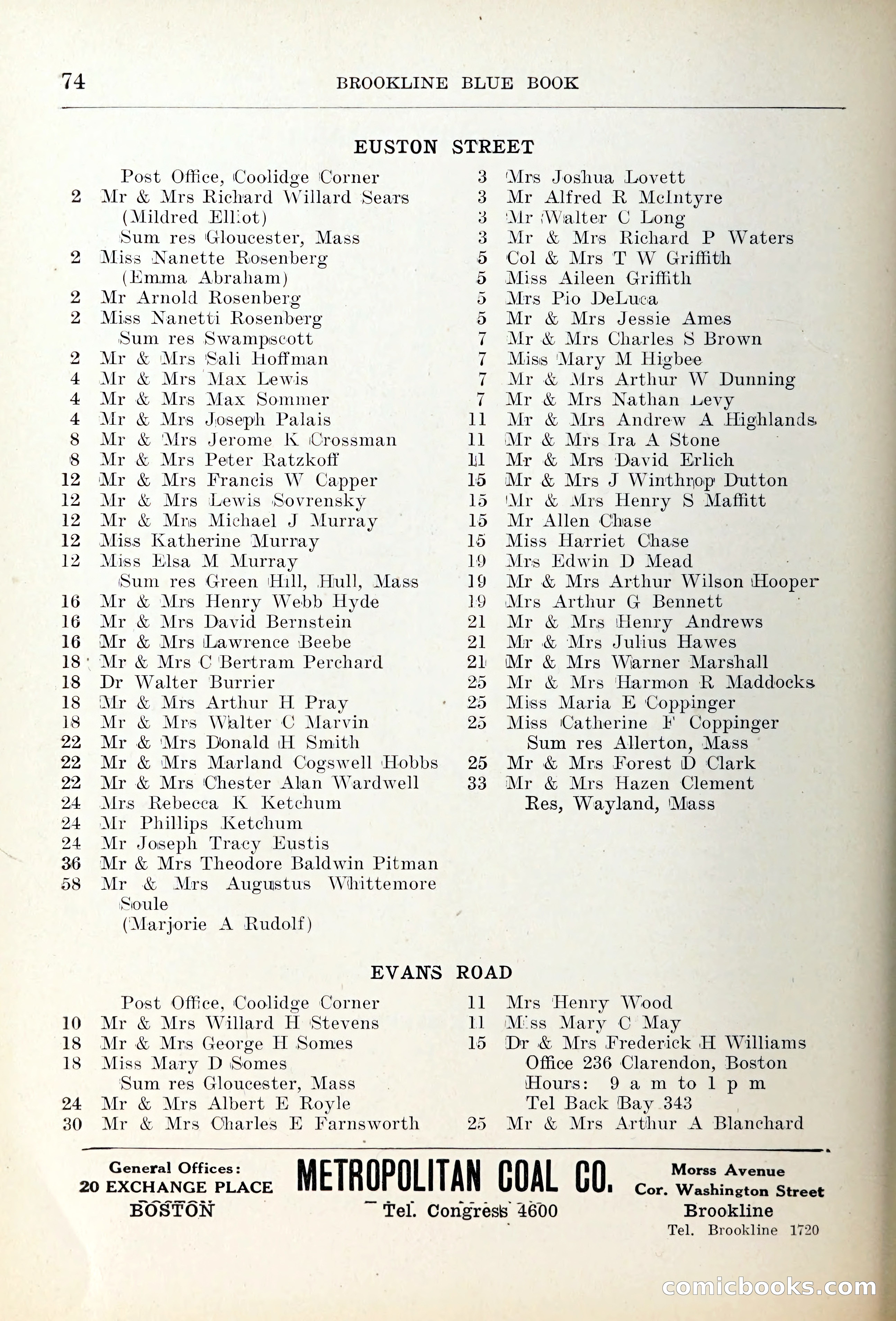 Blue Book of Brookline — page 101 of 354