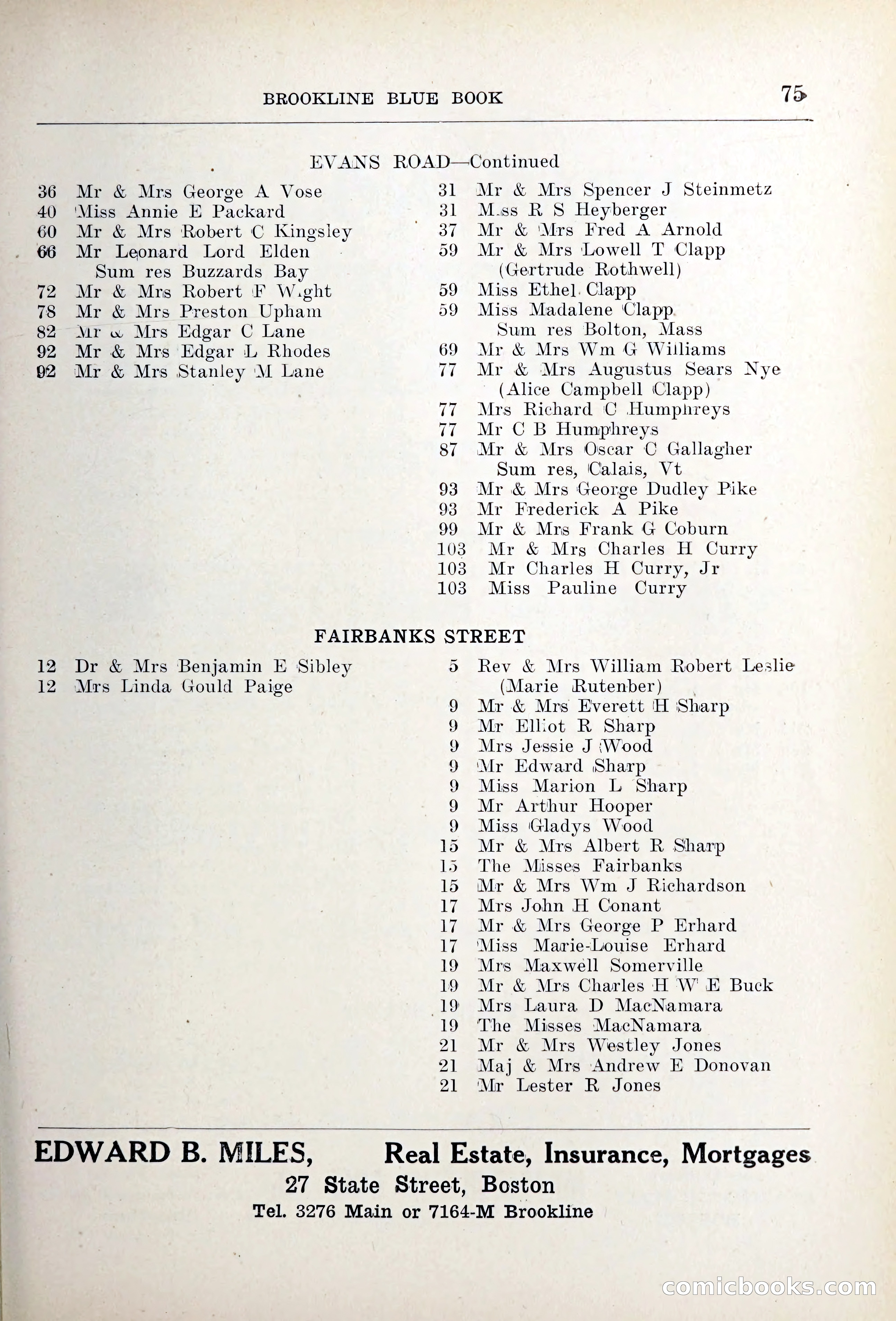 Blue Book of Brookline — page 102 of 354