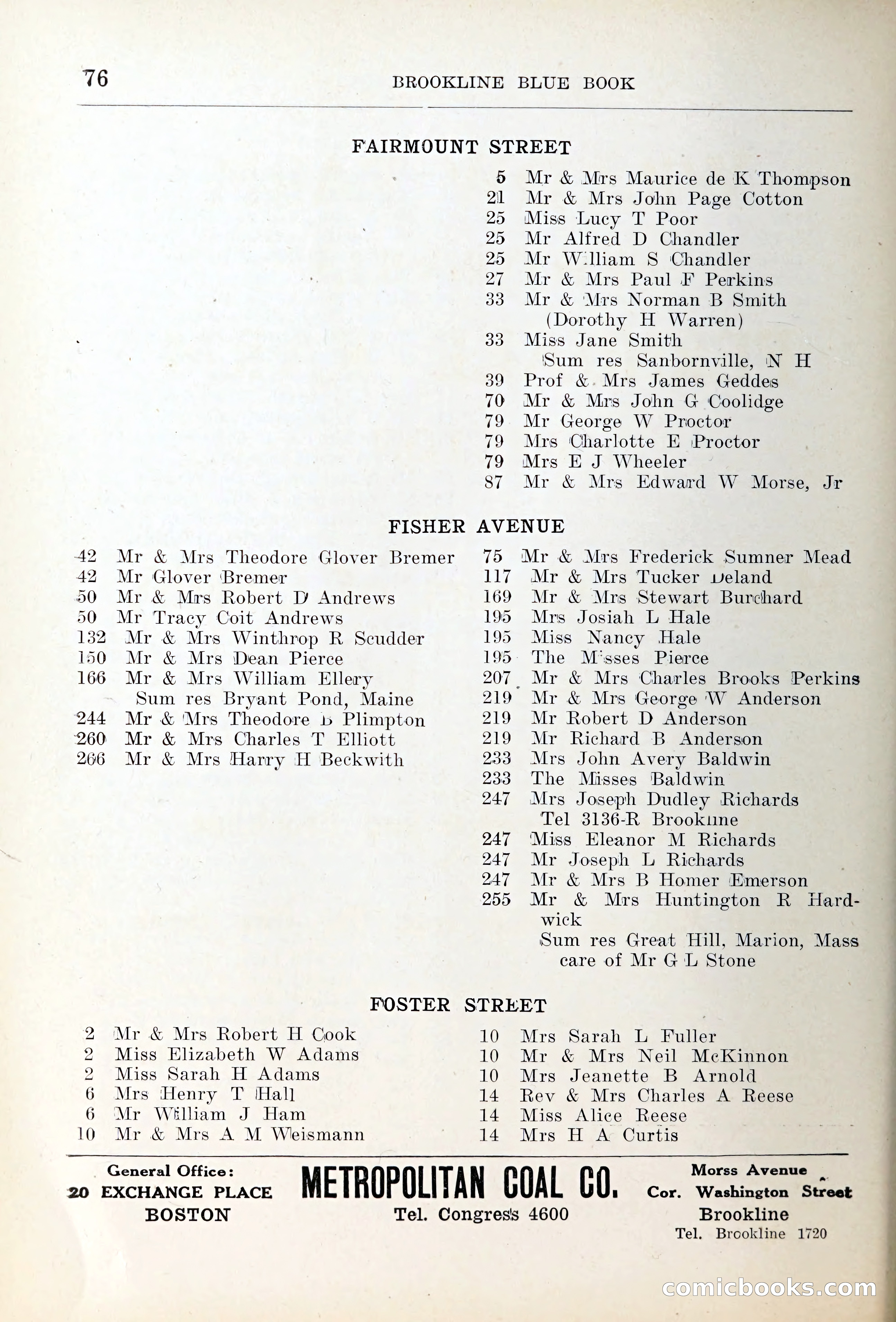 Blue Book of Brookline — page 103 of 354