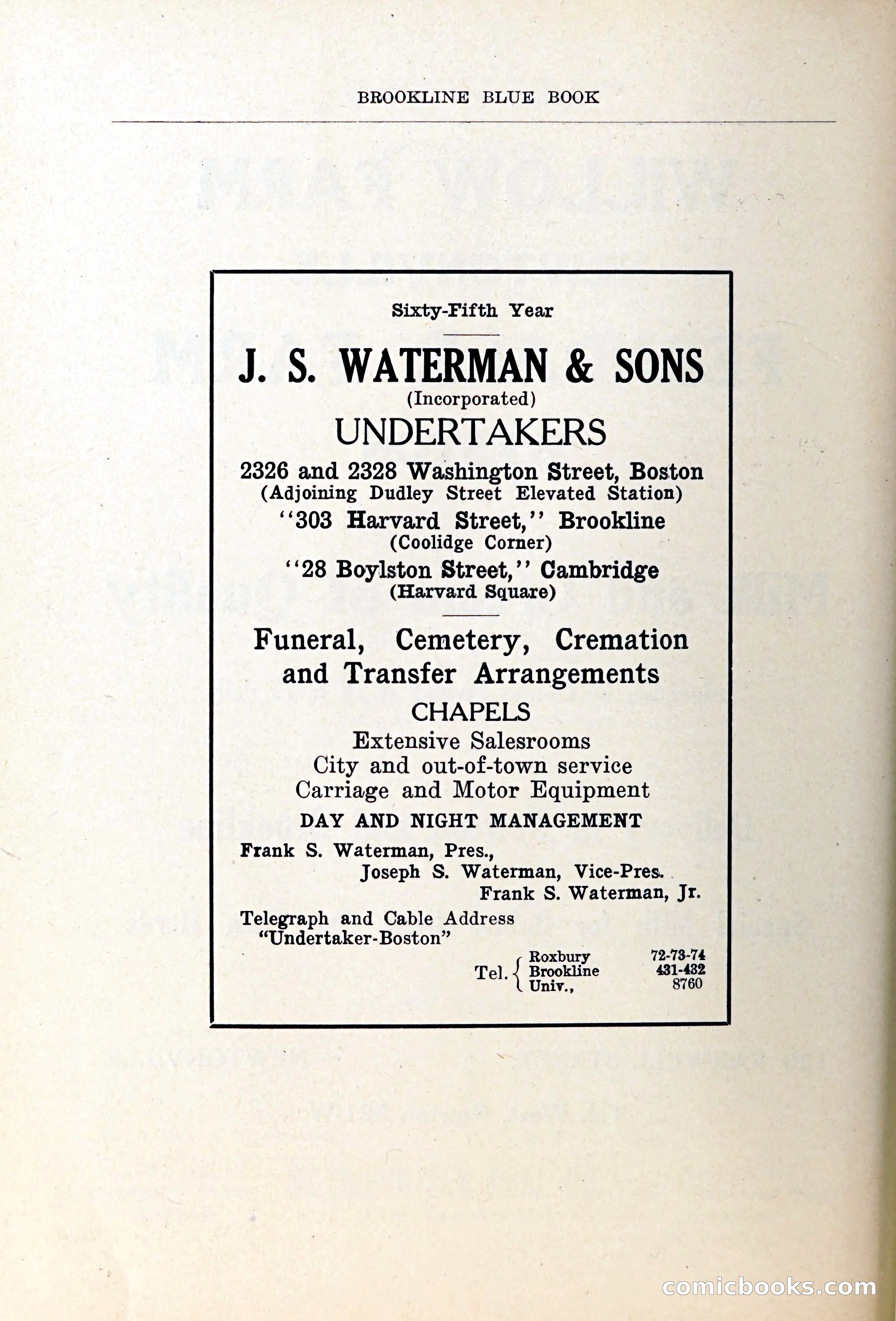 Blue Book of Brookline — page 105 of 354