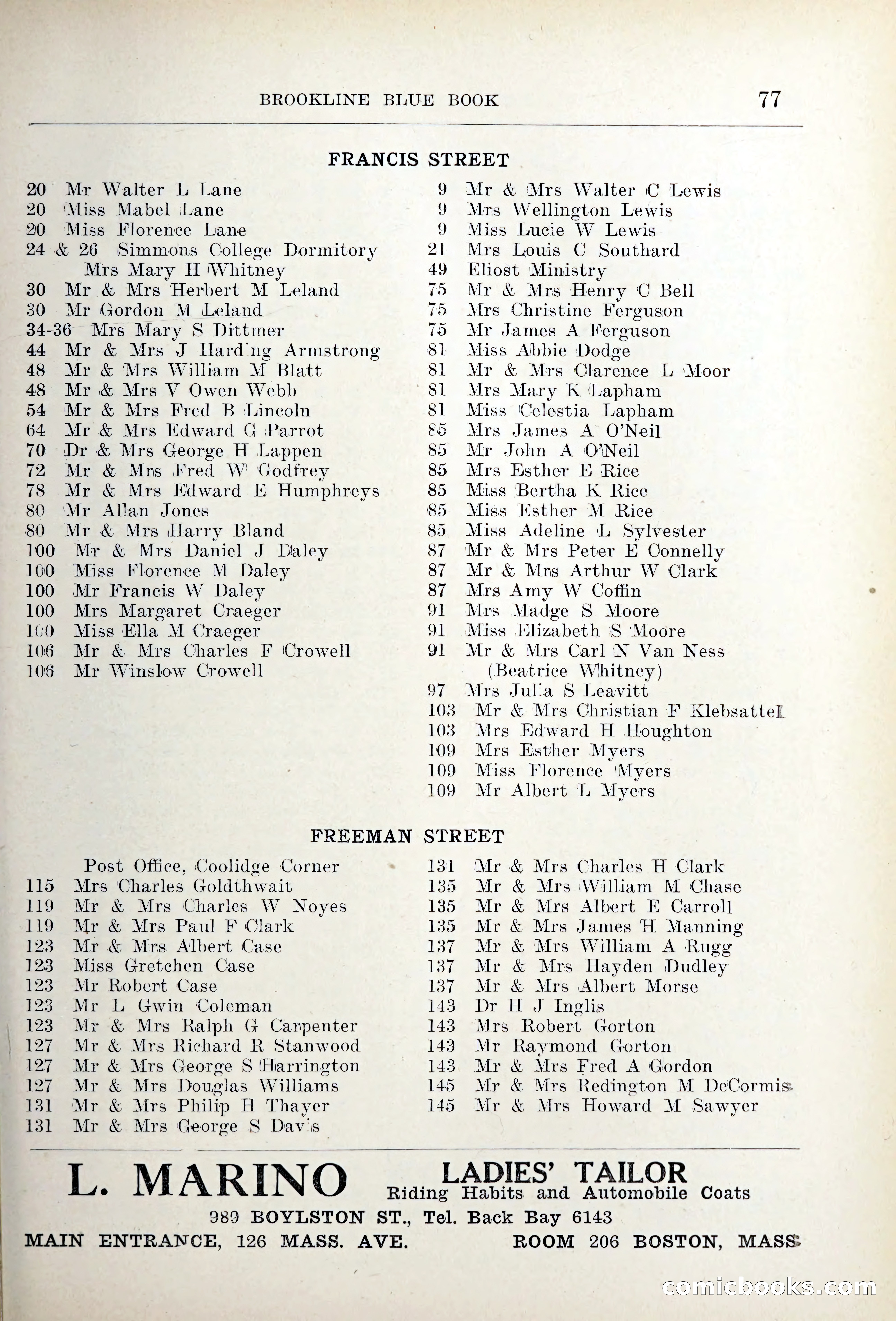 Blue Book of Brookline — page 106 of 354