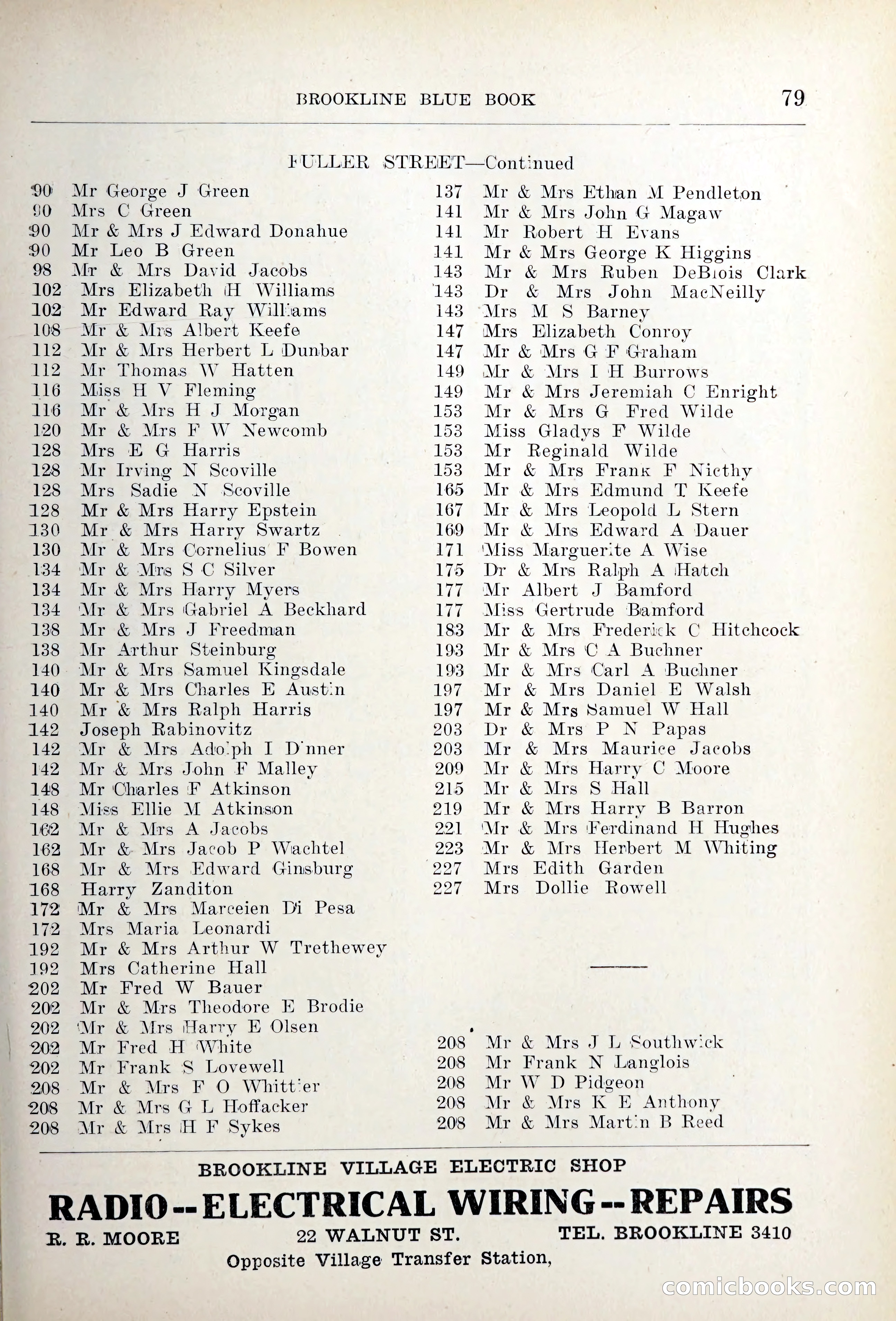 Blue Book of Brookline — page 108 of 354