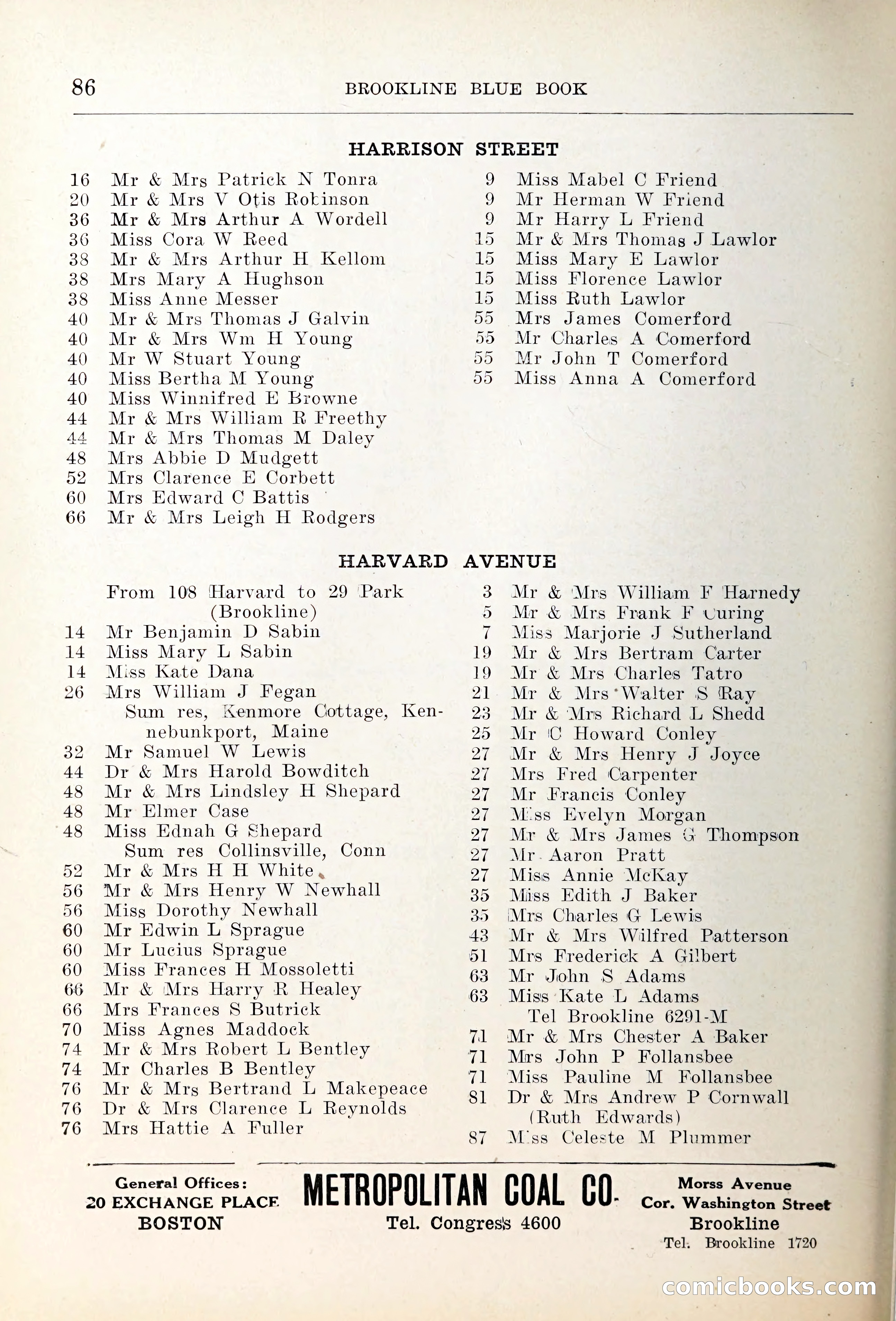 Blue Book of Brookline — page 117 of 354