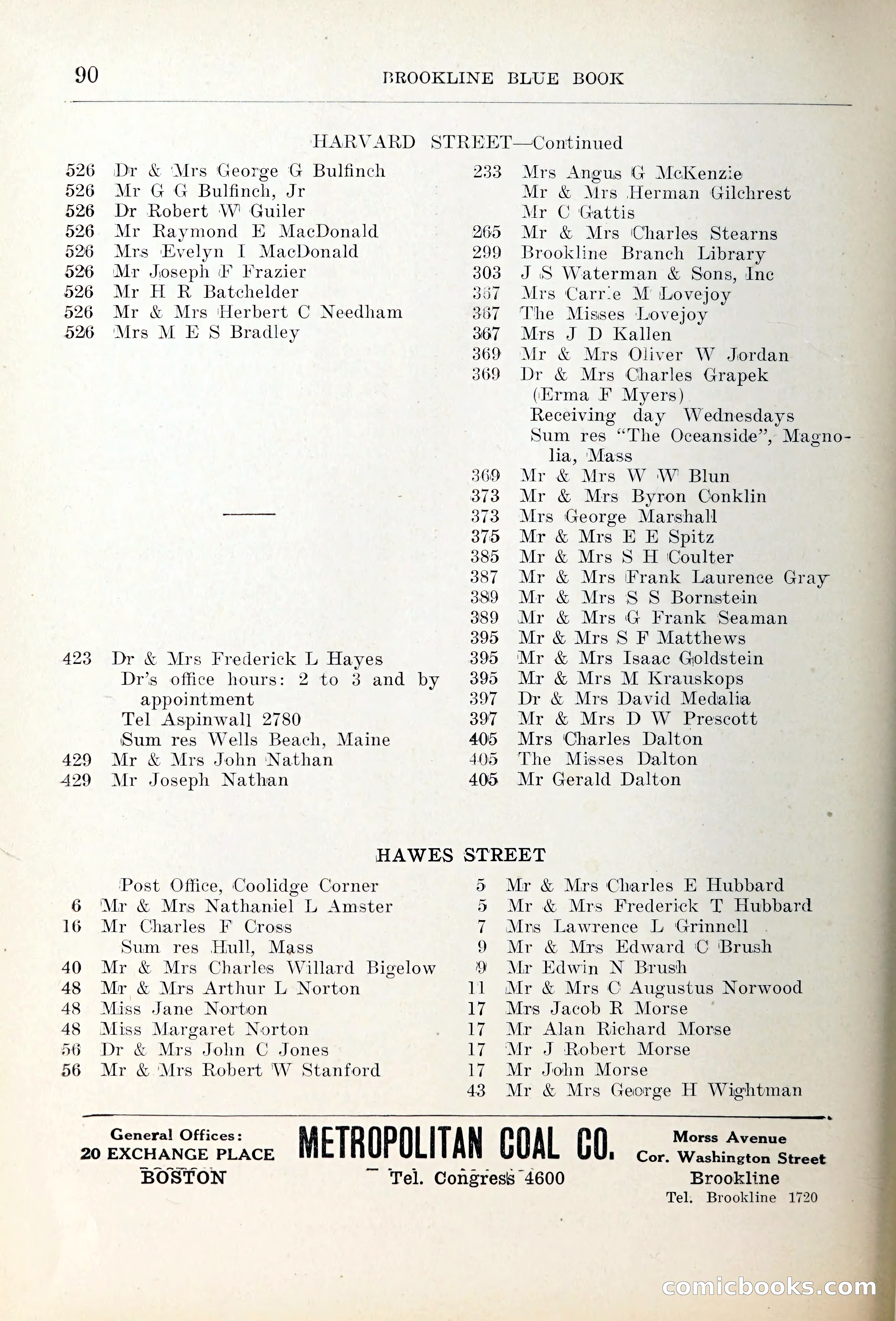 Blue Book of Brookline — page 121 of 354