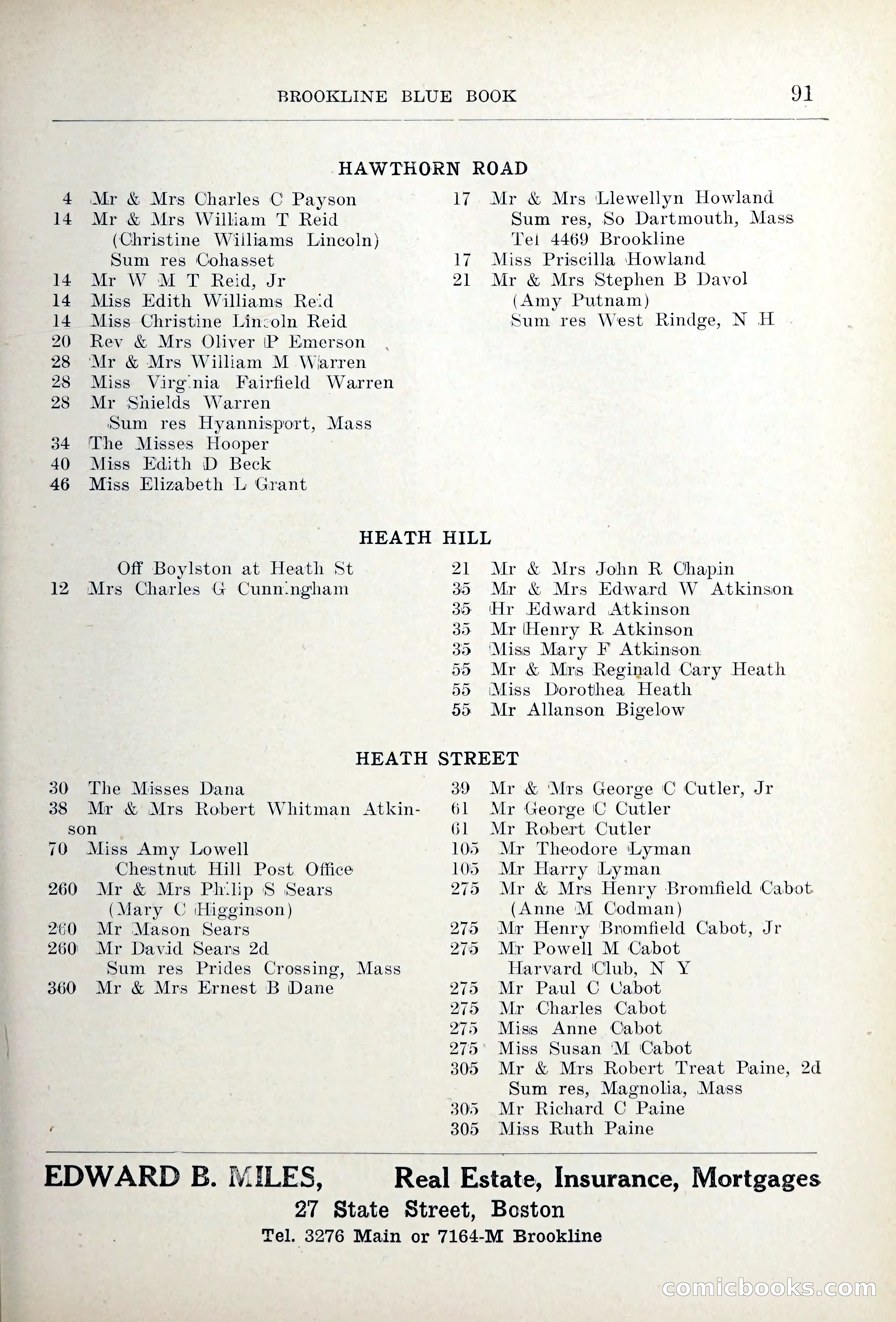Blue Book of Brookline — page 122 of 354