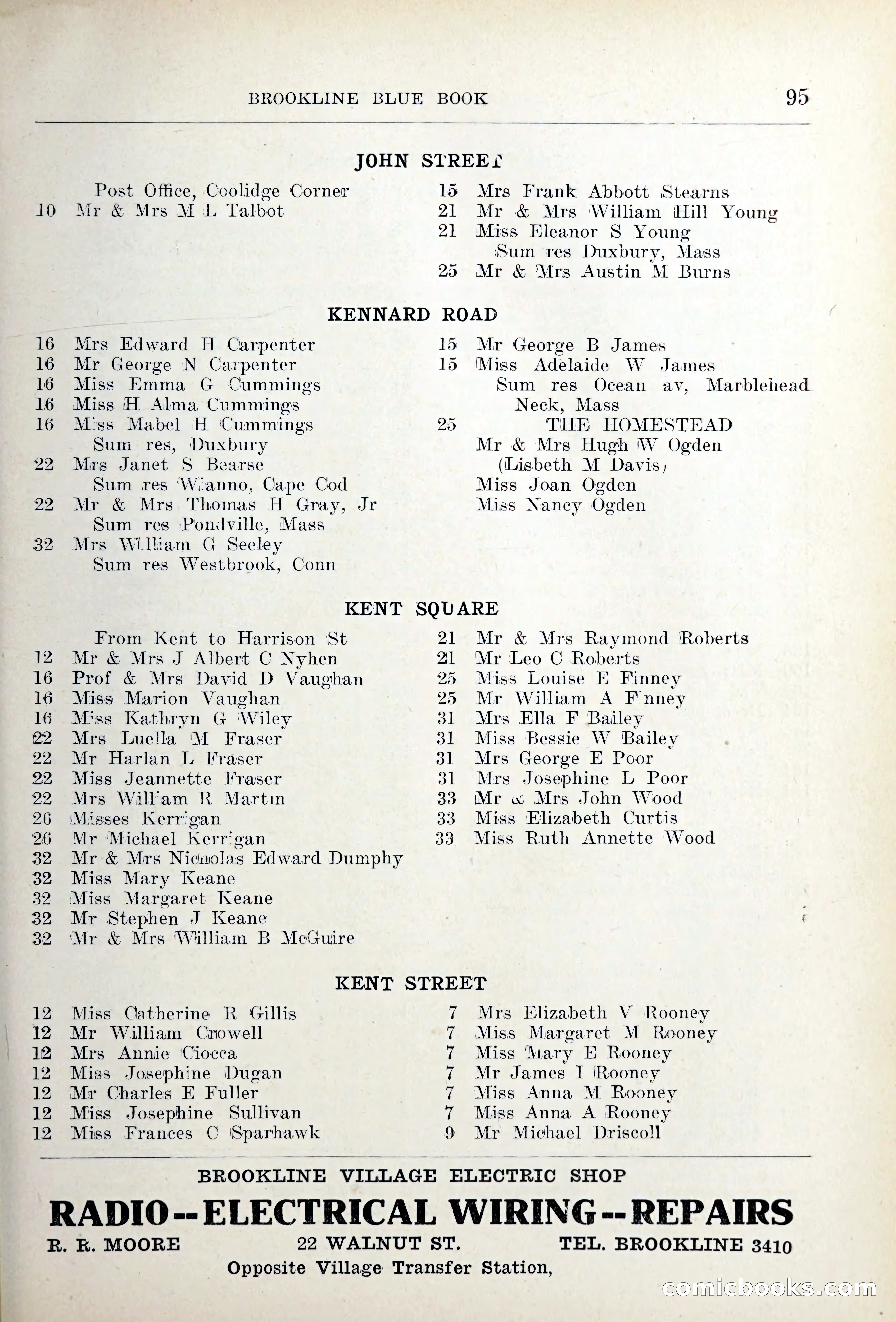 Blue Book of Brookline — page 126 of 354