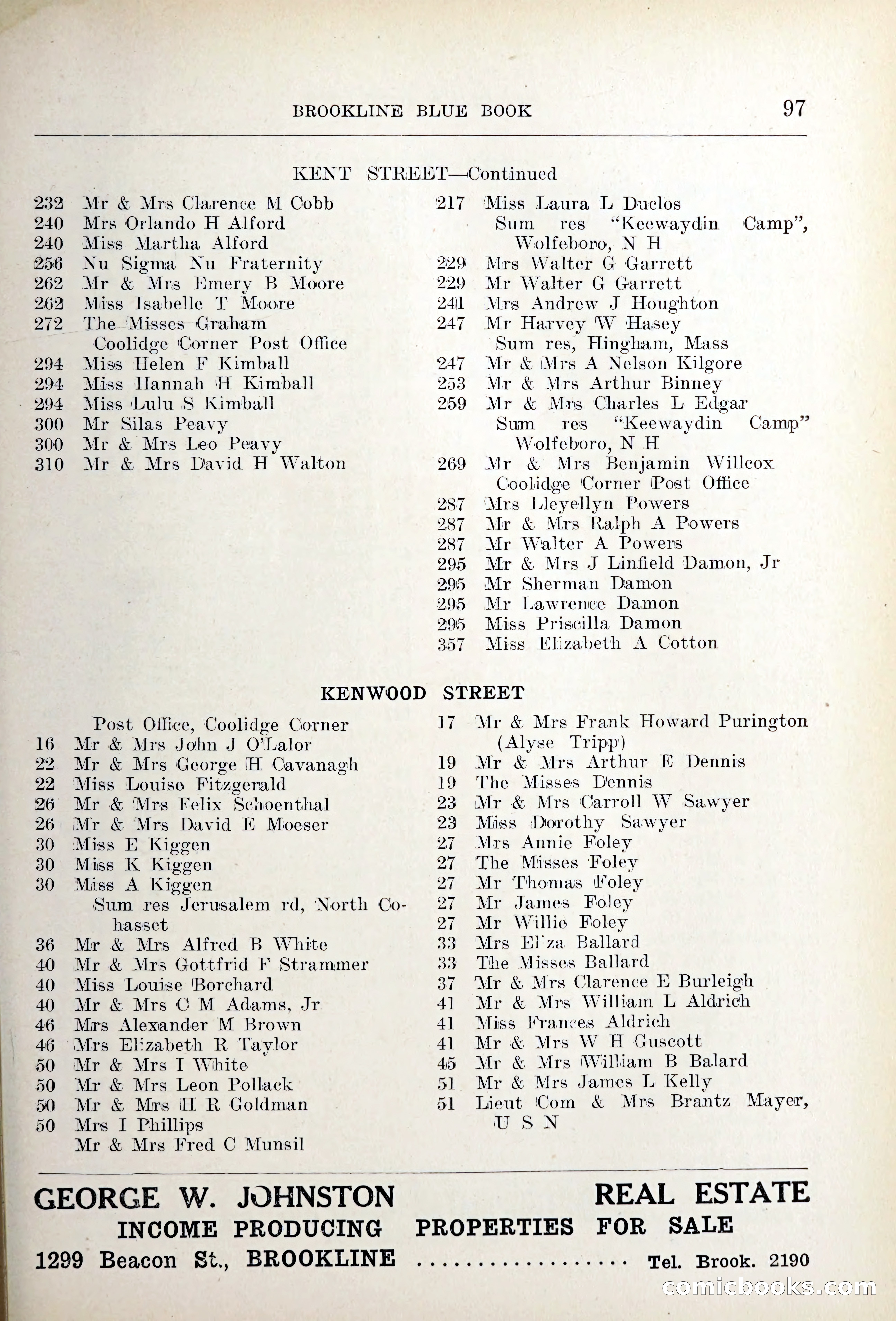 Blue Book of Brookline — page 130 of 354