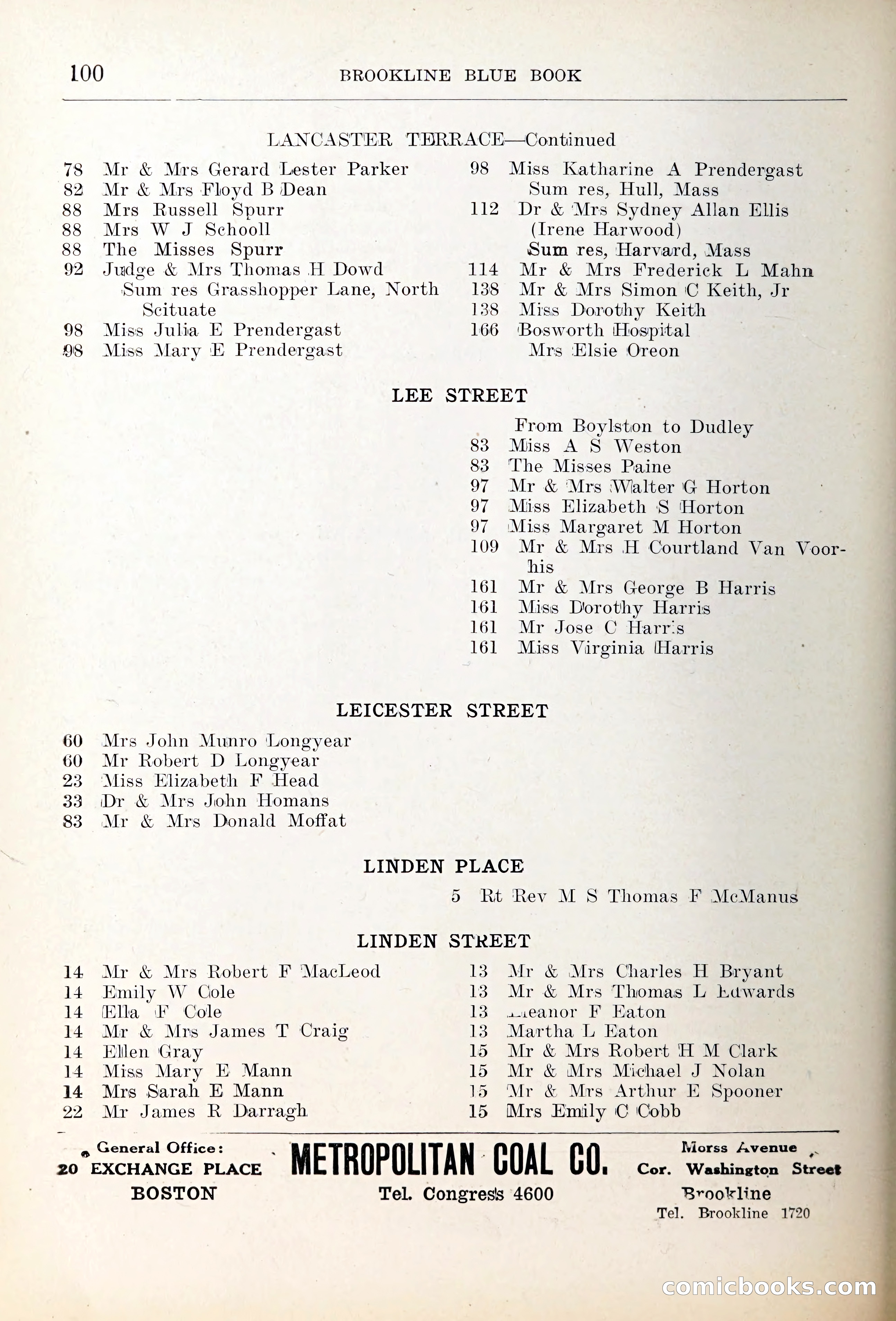 Blue Book of Brookline — page 133 of 354