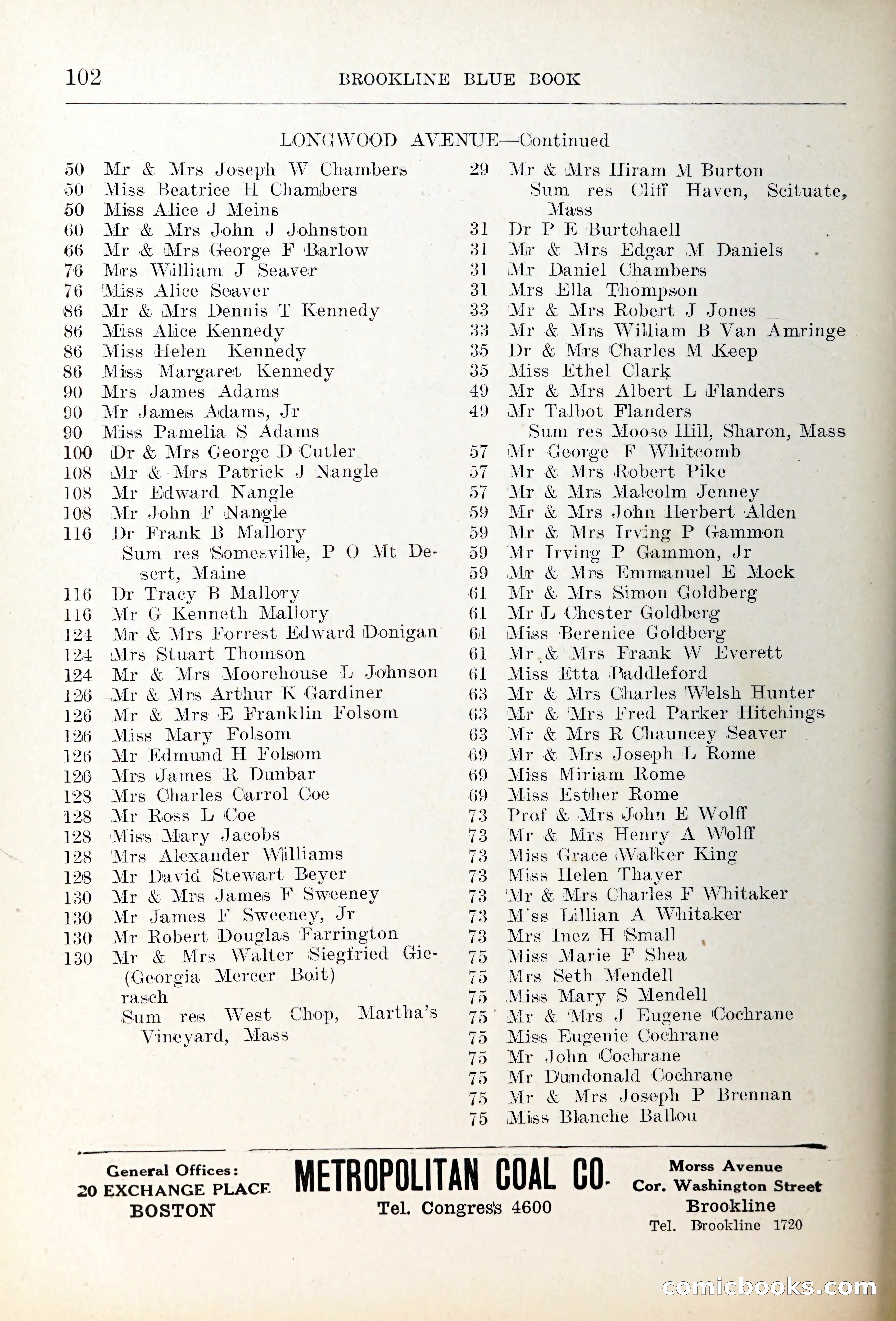 Blue Book of Brookline — page 135 of 354