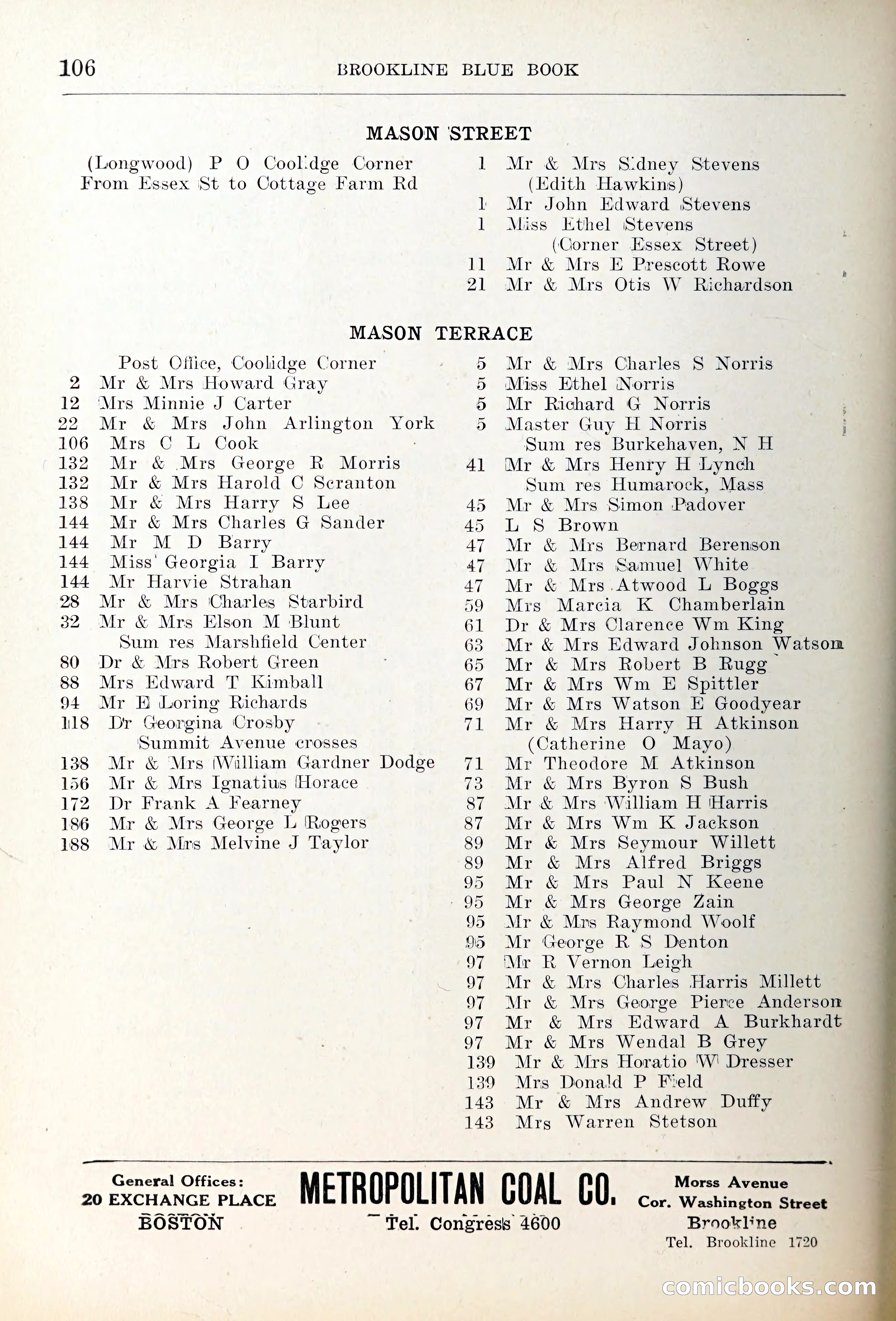 Blue Book of Brookline — page 139 of 354