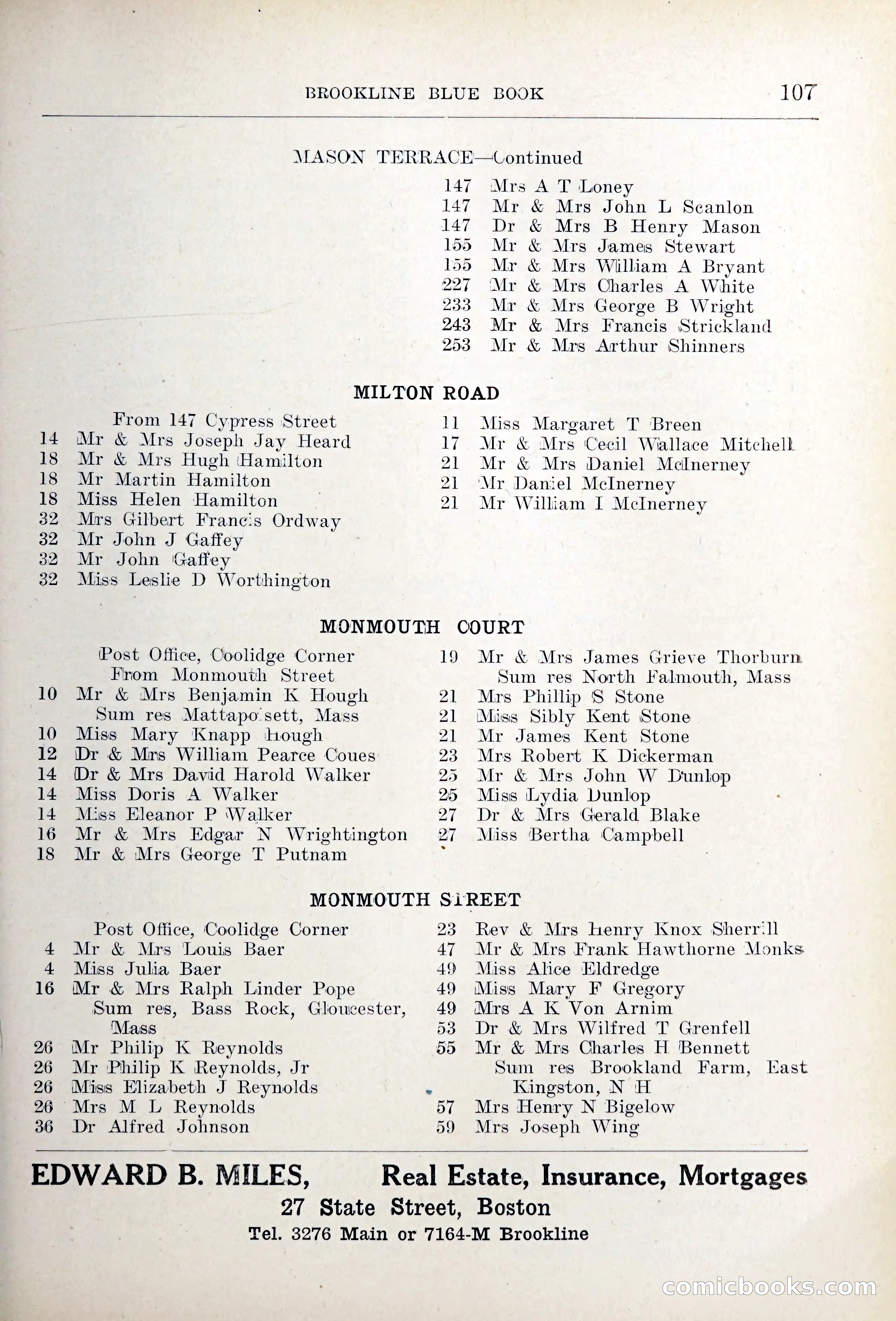 Blue Book of Brookline — page 140 of 354