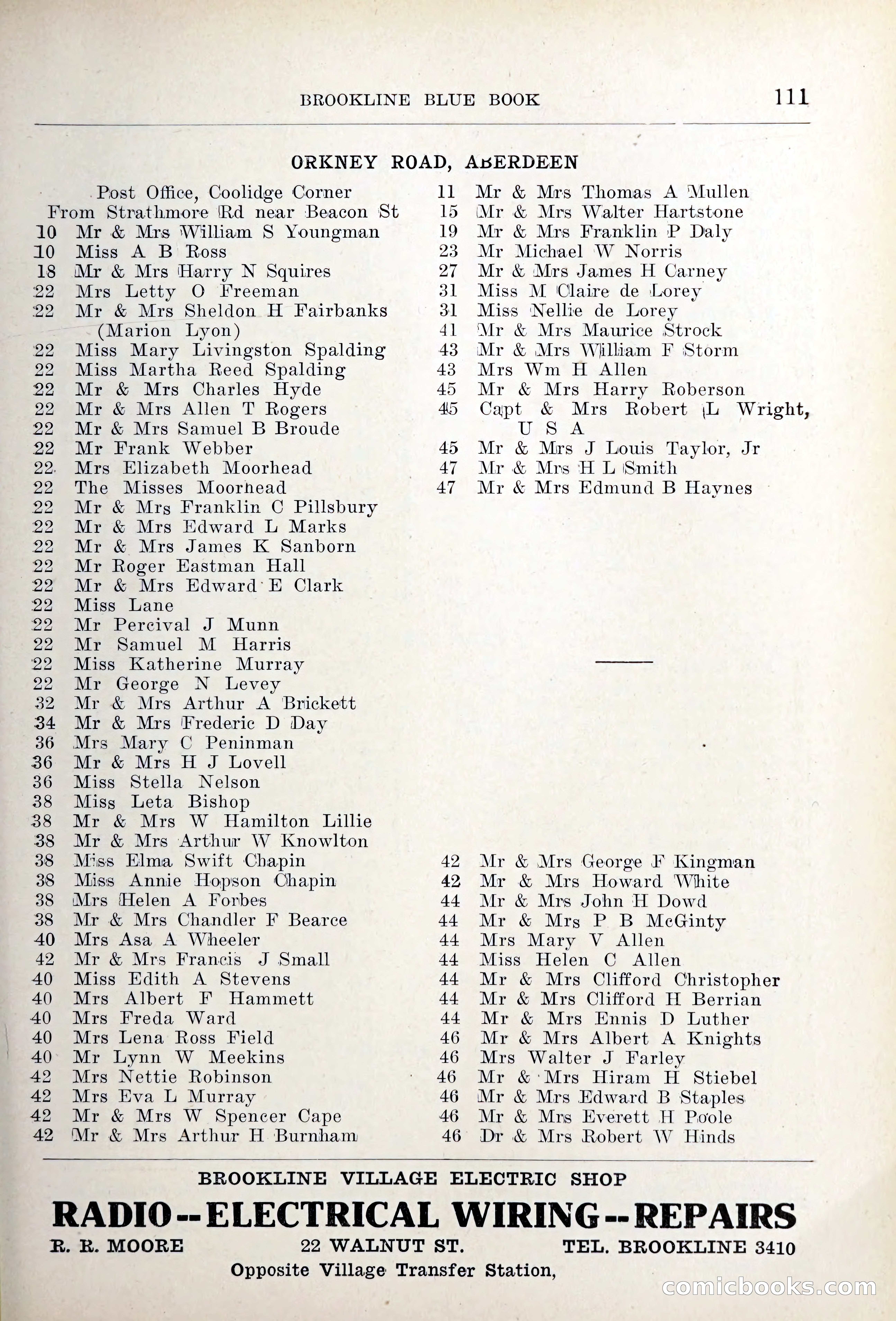 Blue Book of Brookline — page 144 of 354