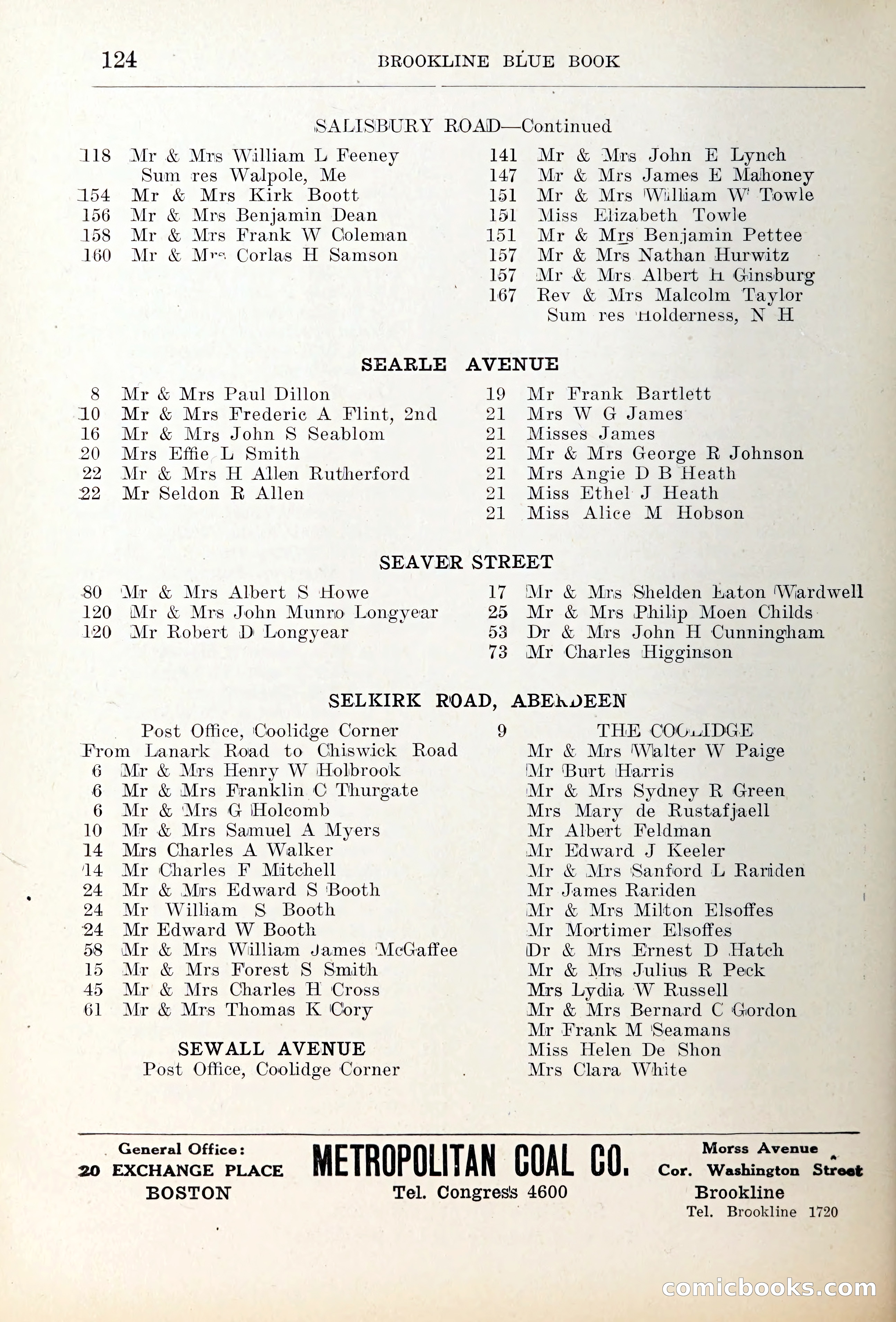 Blue Book of Brookline — page 157 of 354