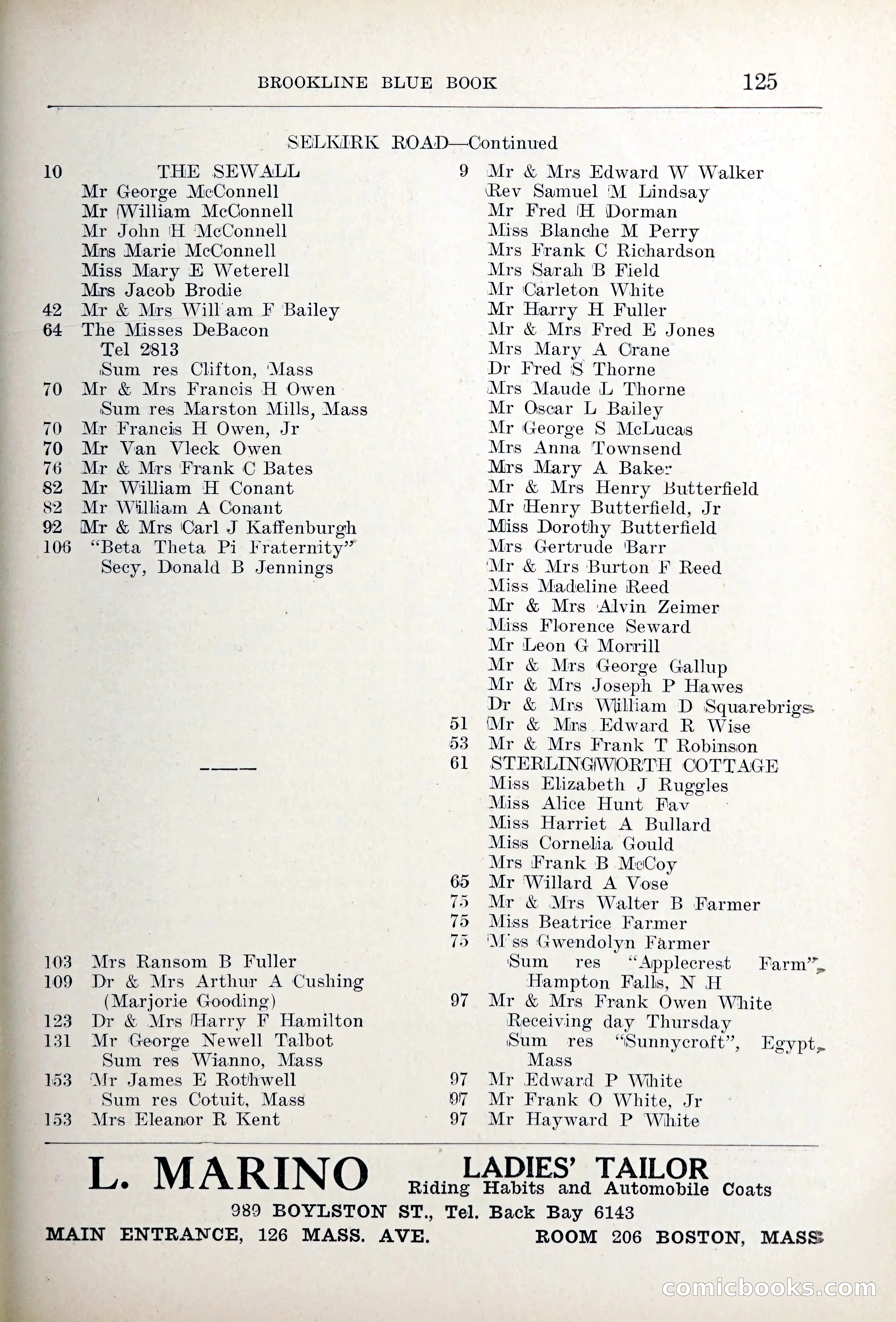 Blue Book of Brookline — page 158 of 354