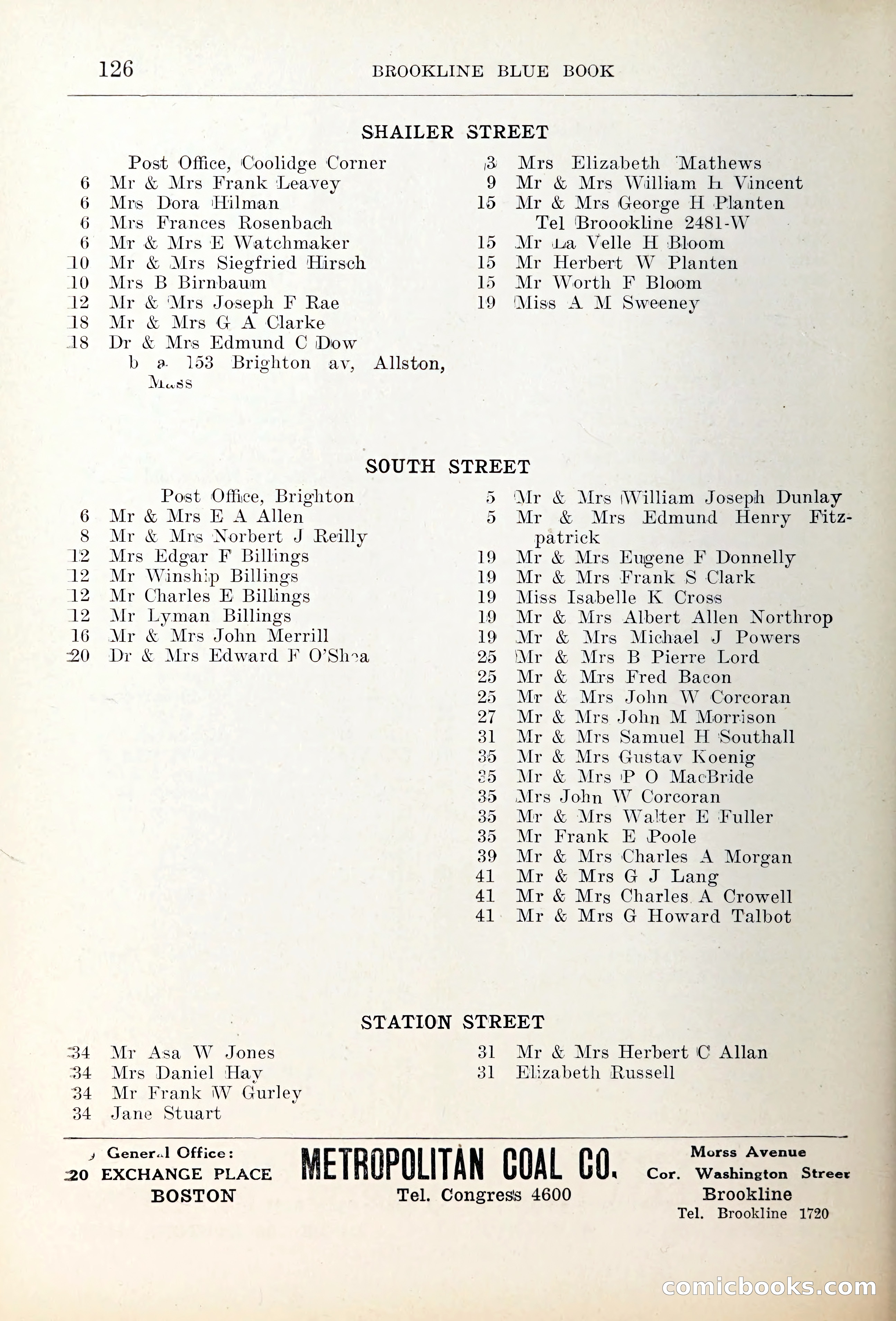 Blue Book of Brookline — page 159 of 354