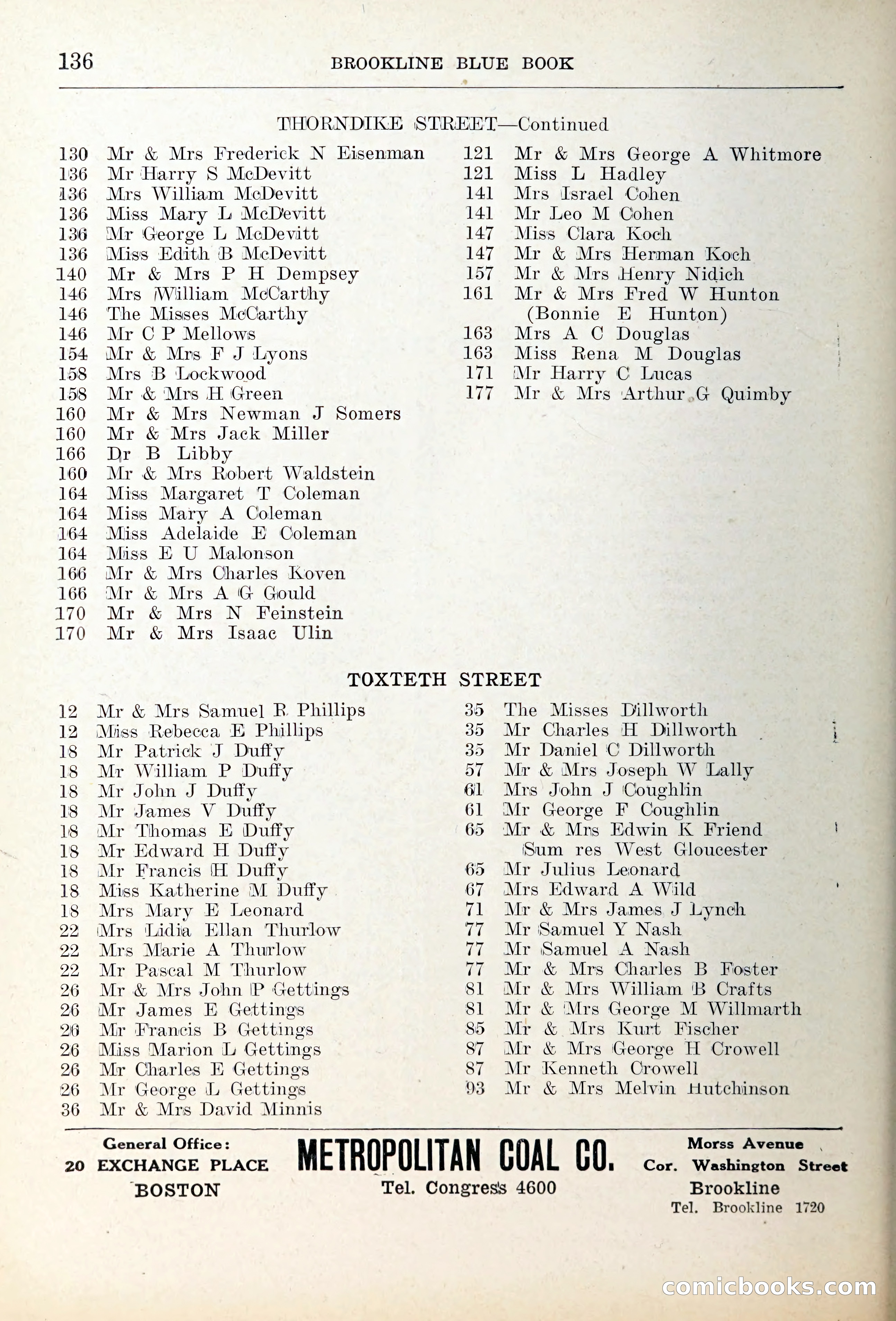 Blue Book of Brookline — page 171 of 354