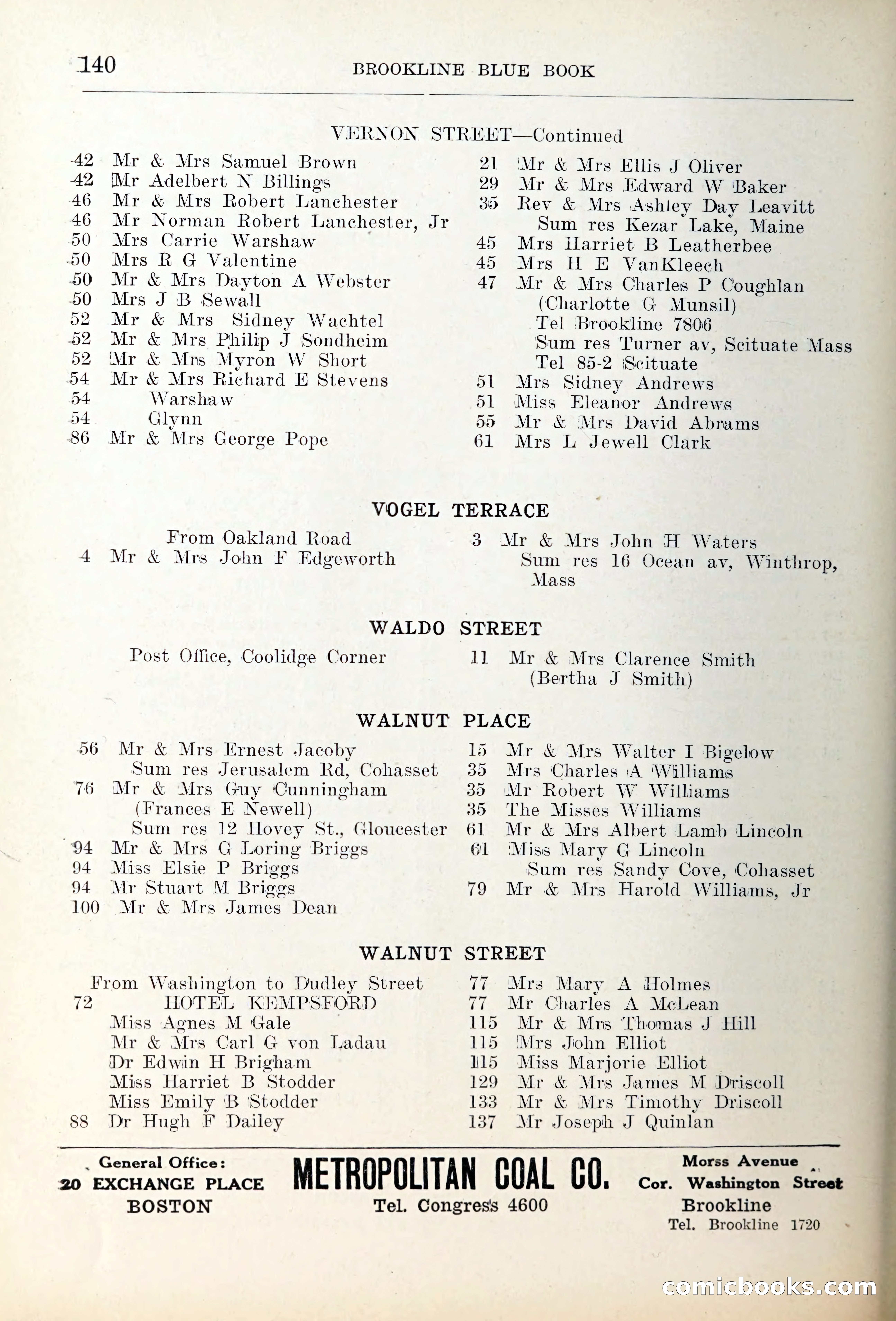 Blue Book of Brookline — page 175 of 354