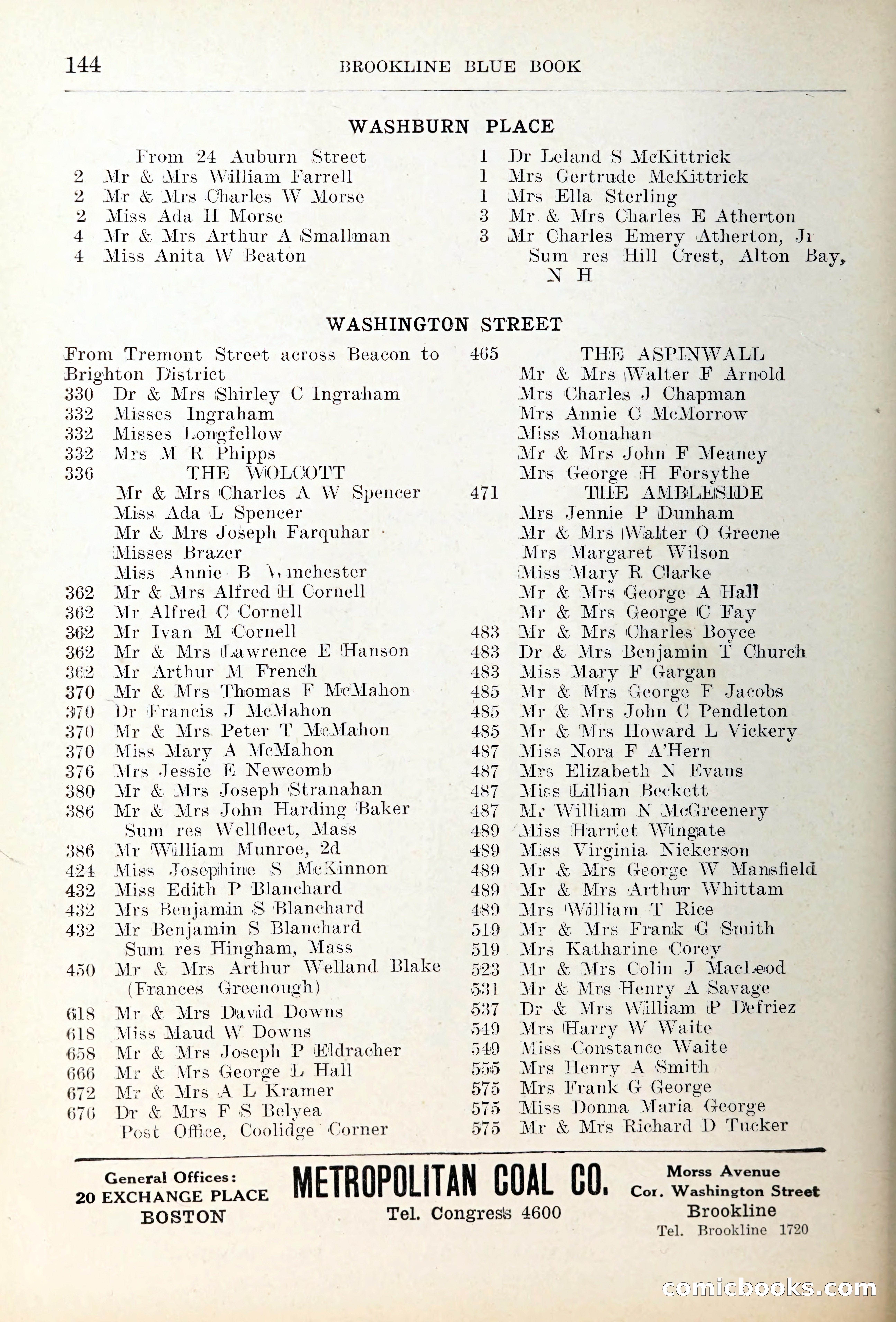 Blue Book of Brookline — page 179 of 354