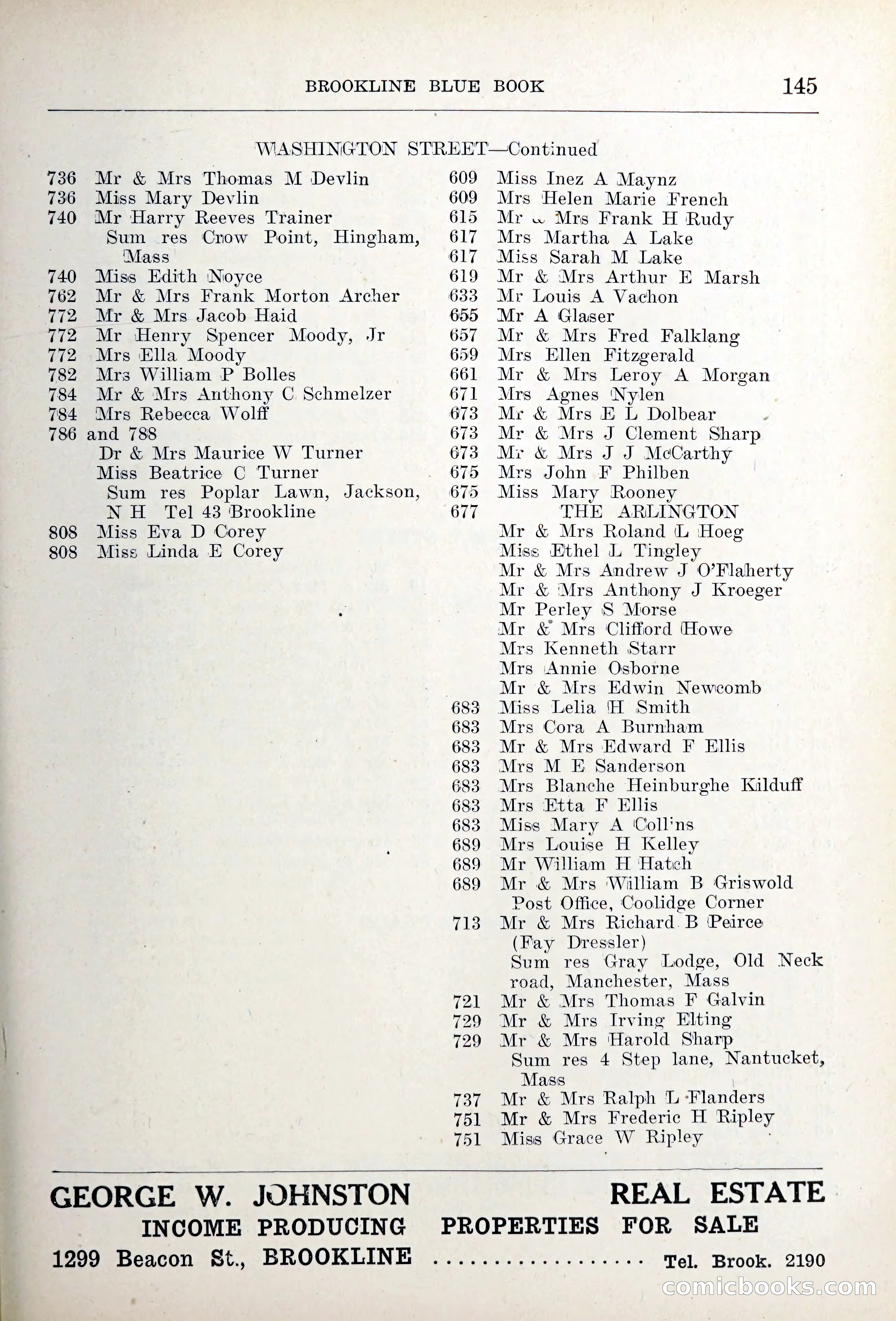 Blue Book of Brookline — page 180 of 354
