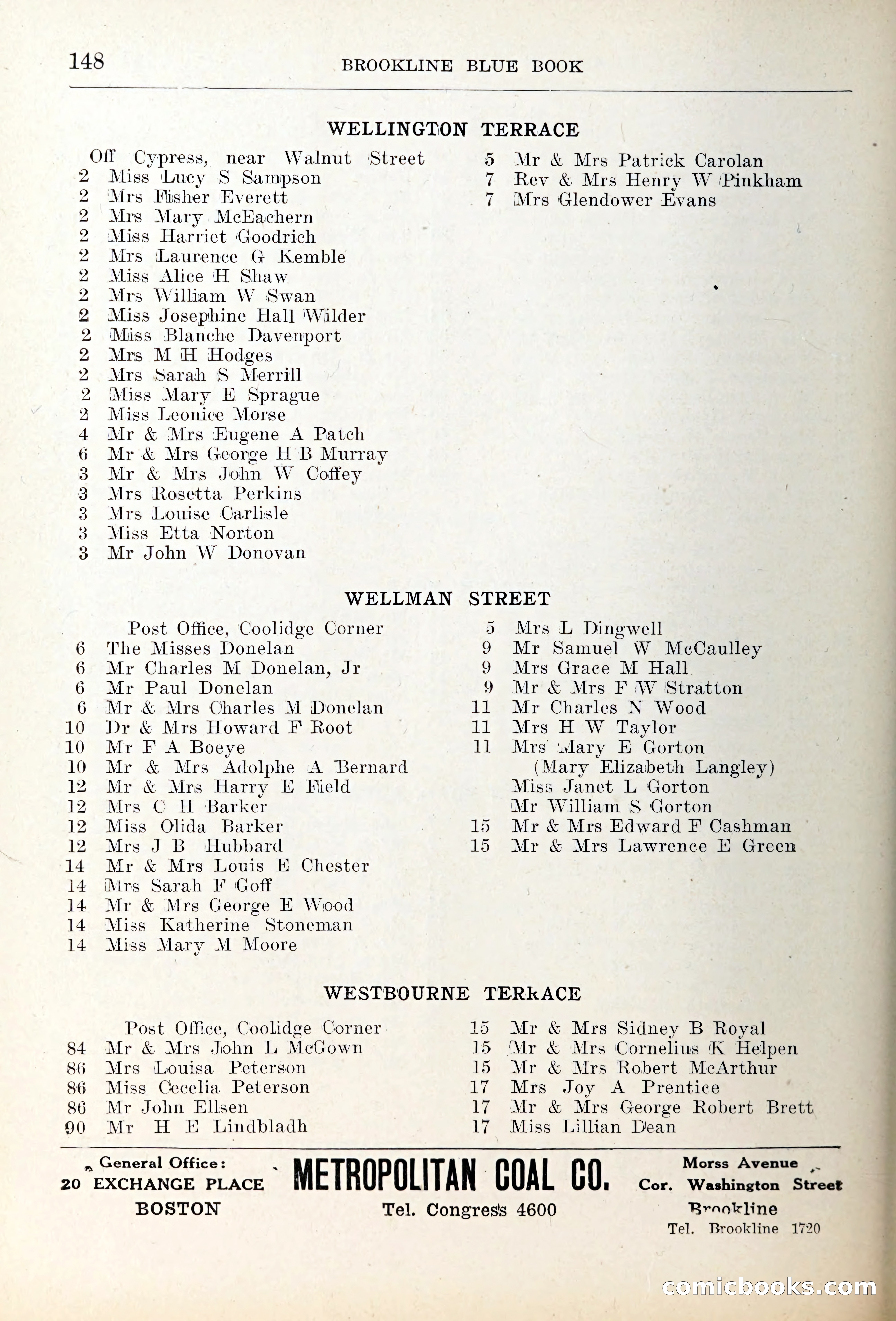 Blue Book of Brookline — page 183 of 354