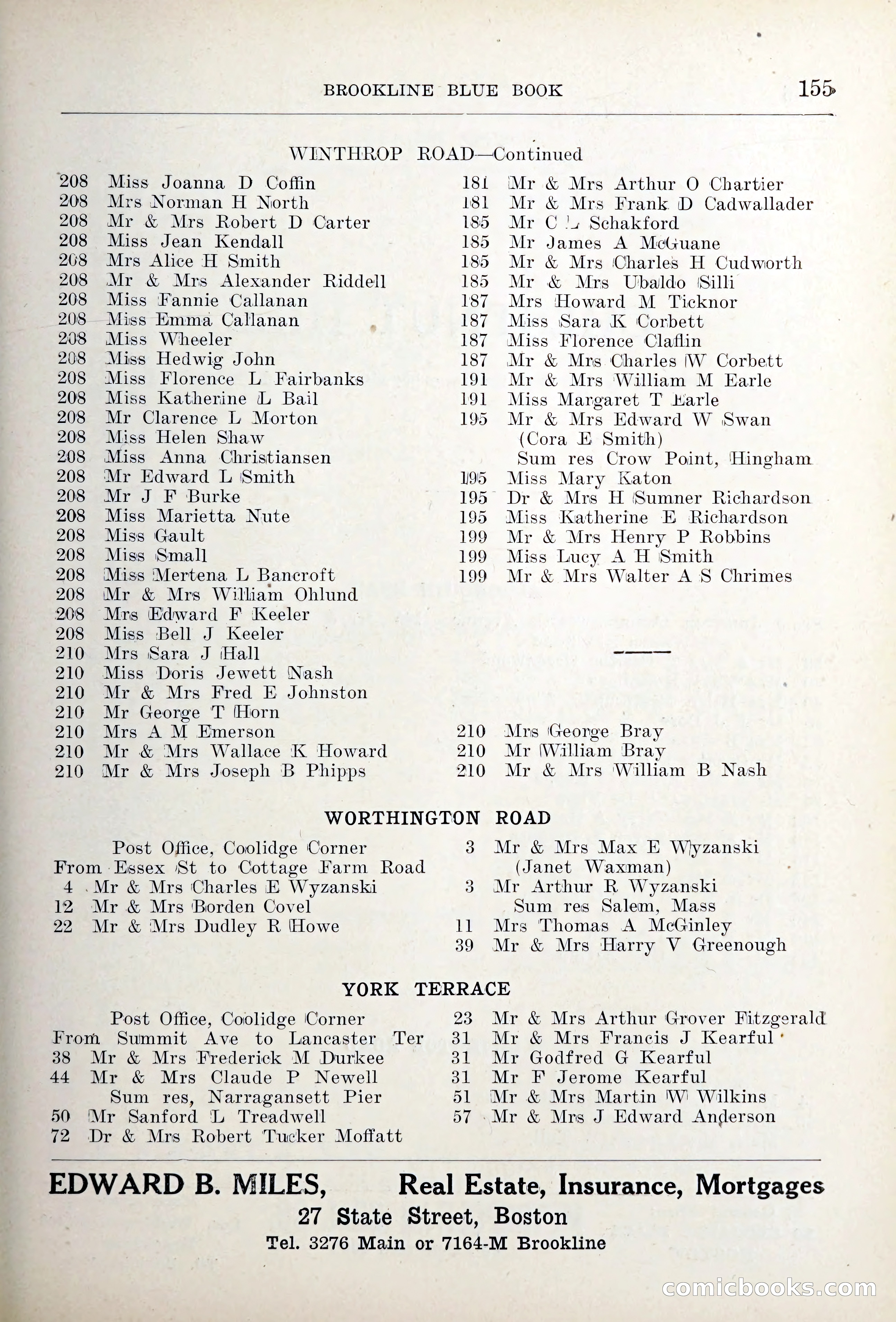 Blue Book of Brookline — page 190 of 354