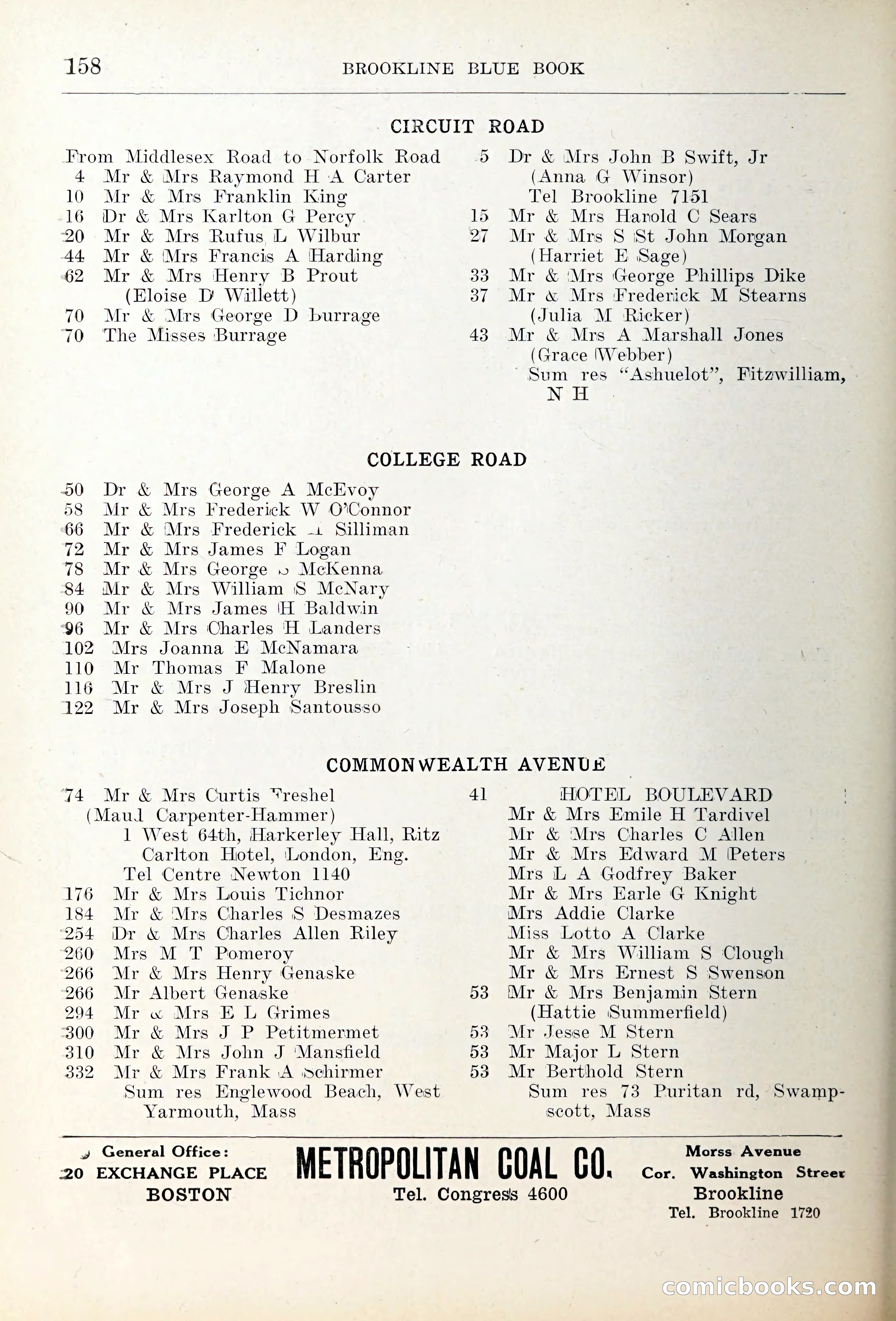 Blue Book of Brookline — page 193 of 354