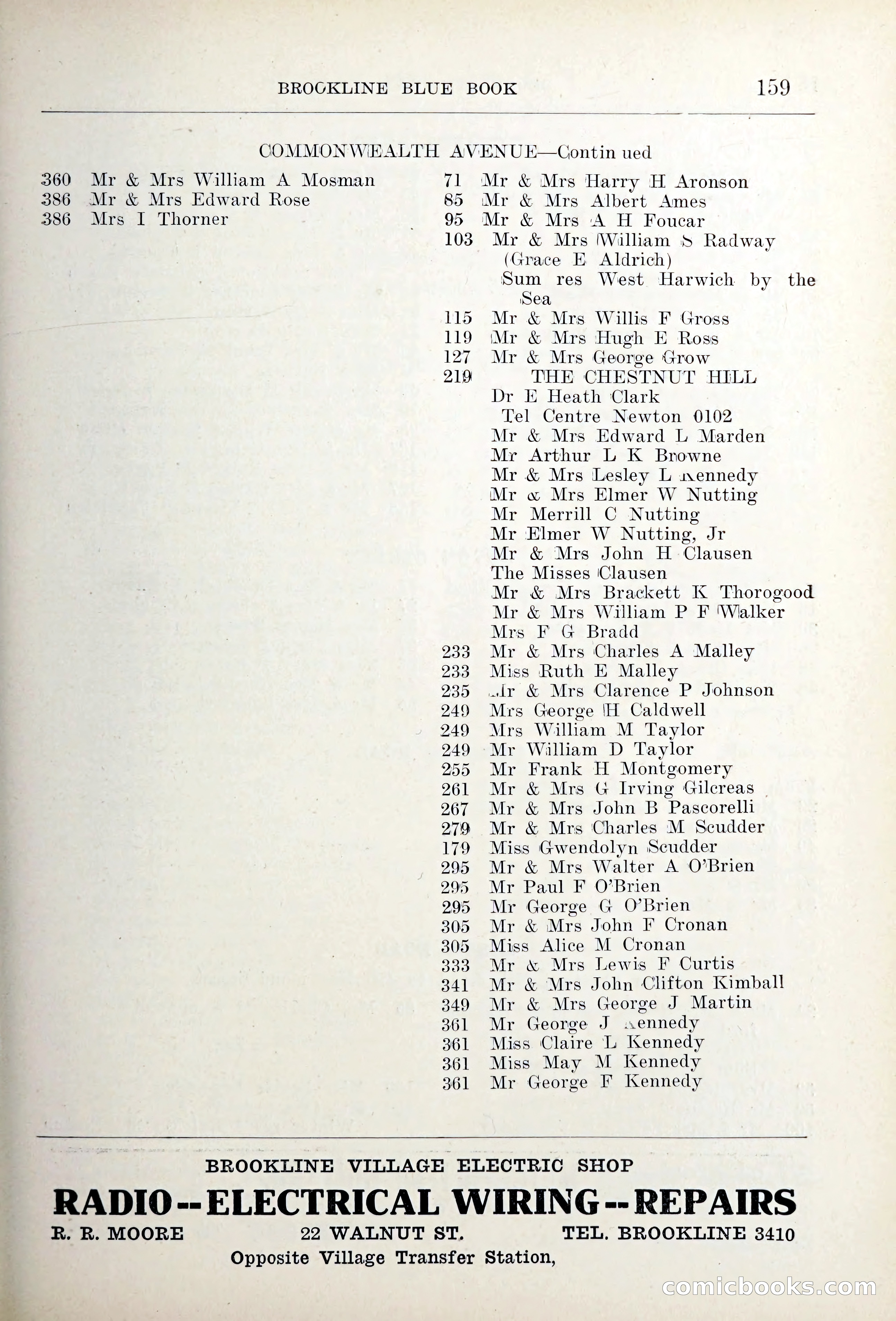 Blue Book of Brookline — page 194 of 354