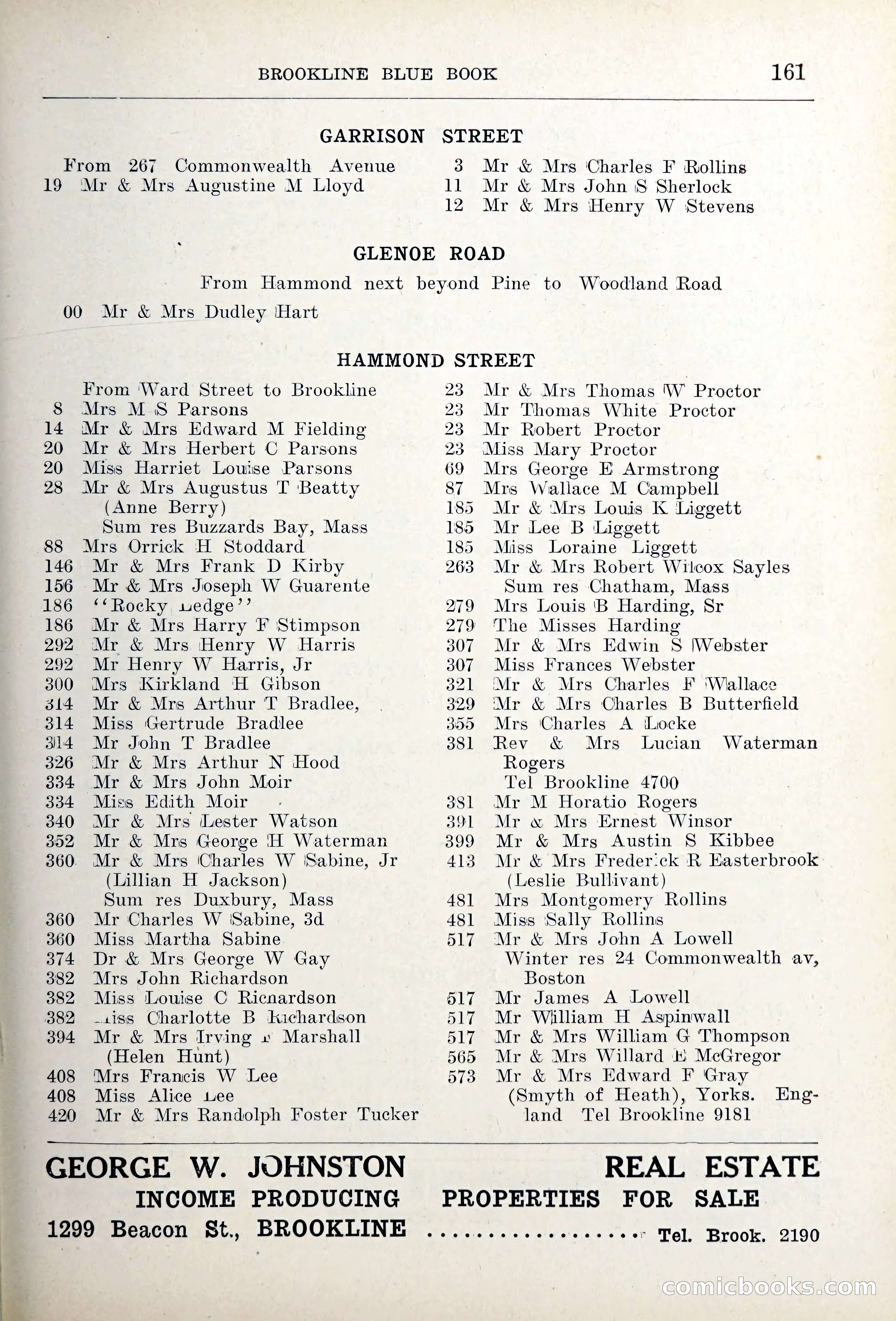 Blue Book of Brookline — page 196 of 354