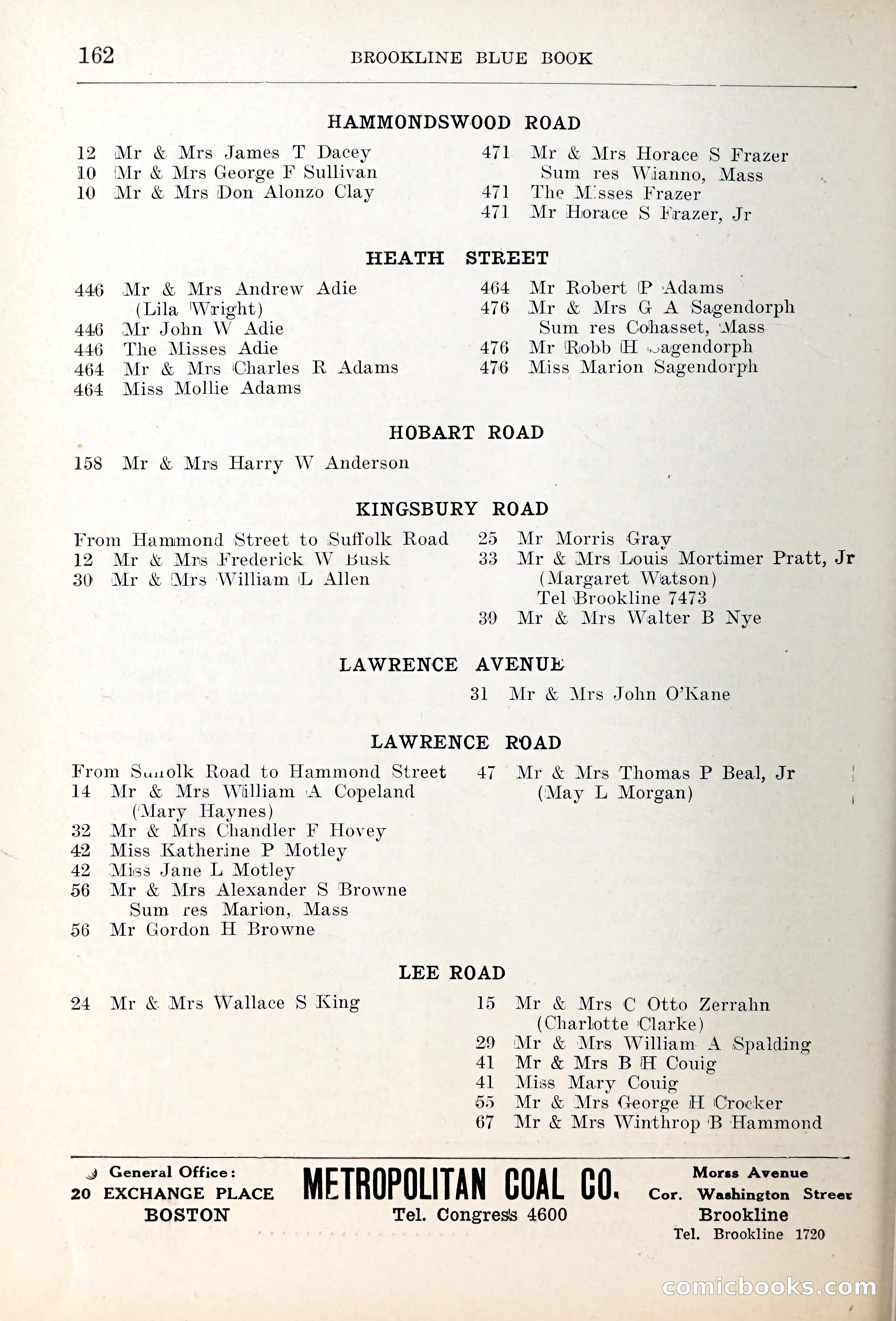 Blue Book of Brookline — page 197 of 354