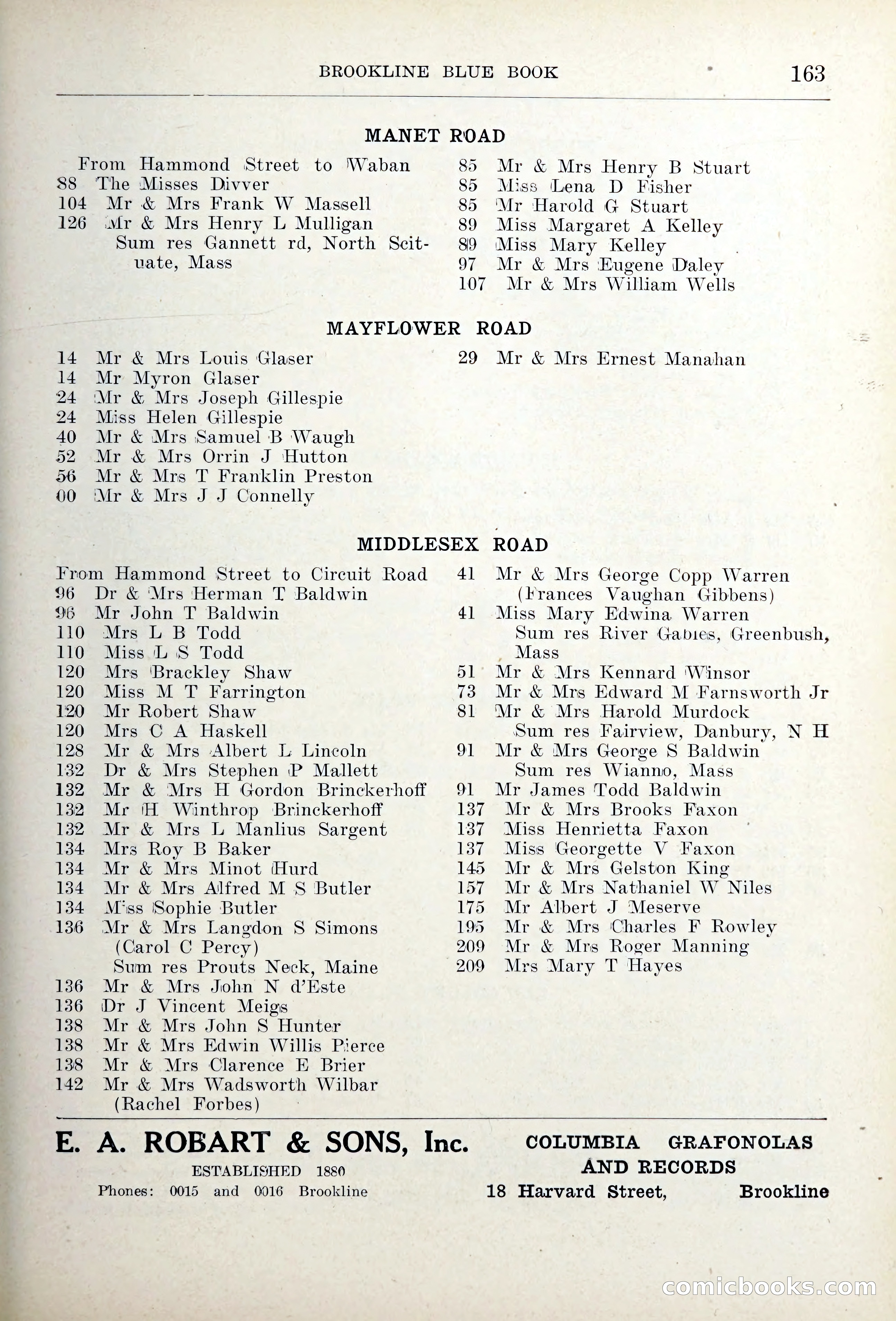 Blue Book of Brookline — page 198 of 354