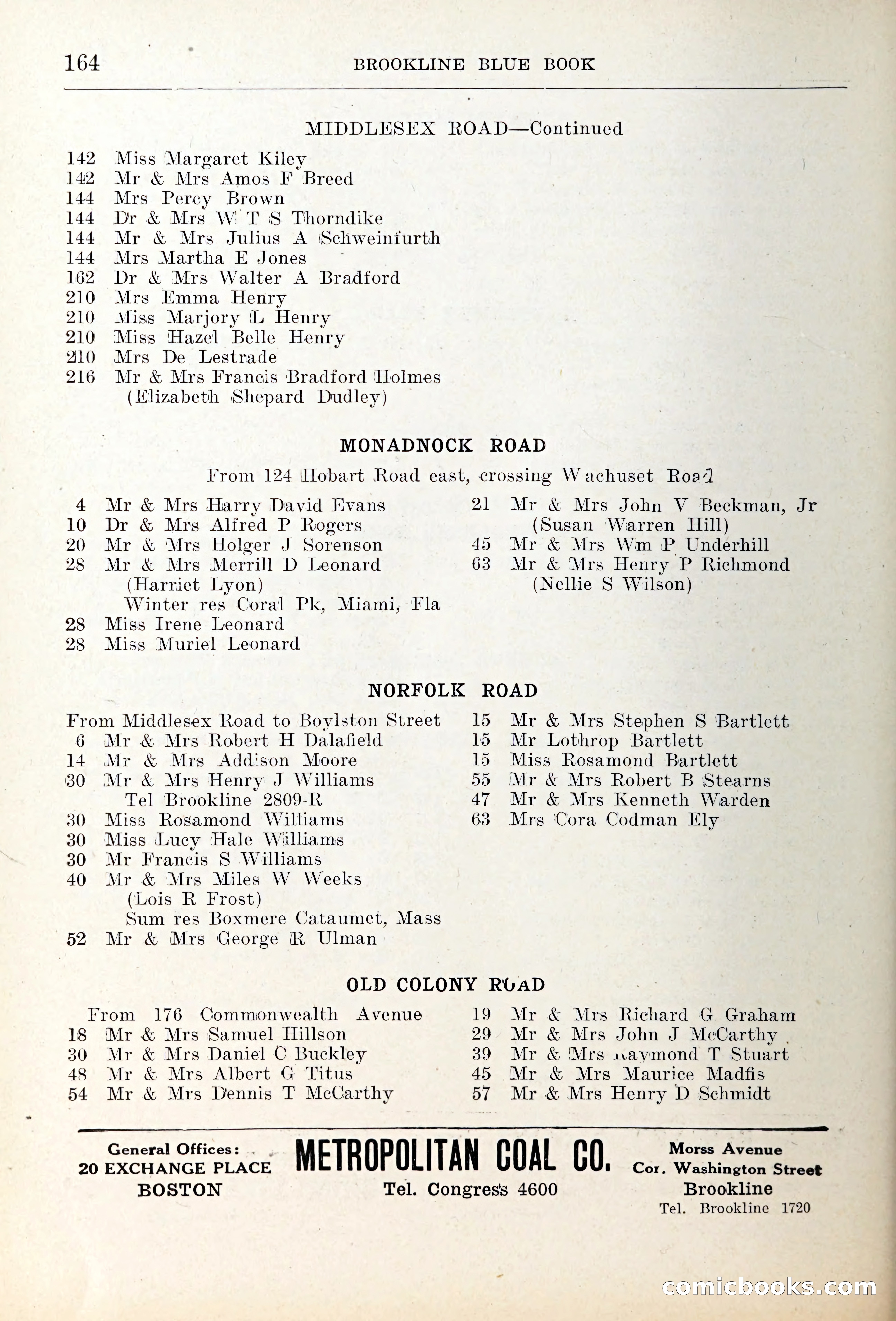 Blue Book of Brookline — page 199 of 354