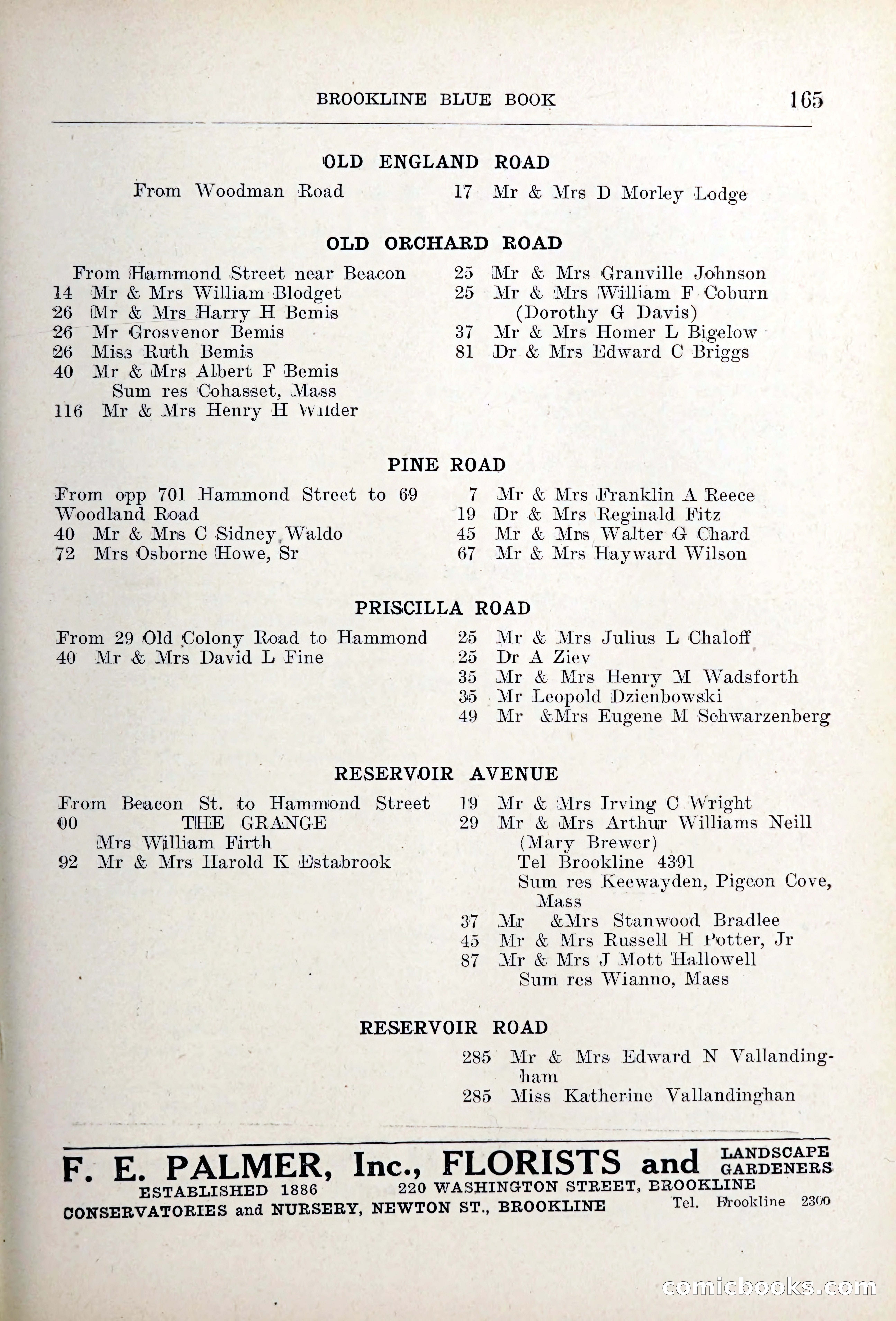 Blue Book of Brookline — page 200 of 354