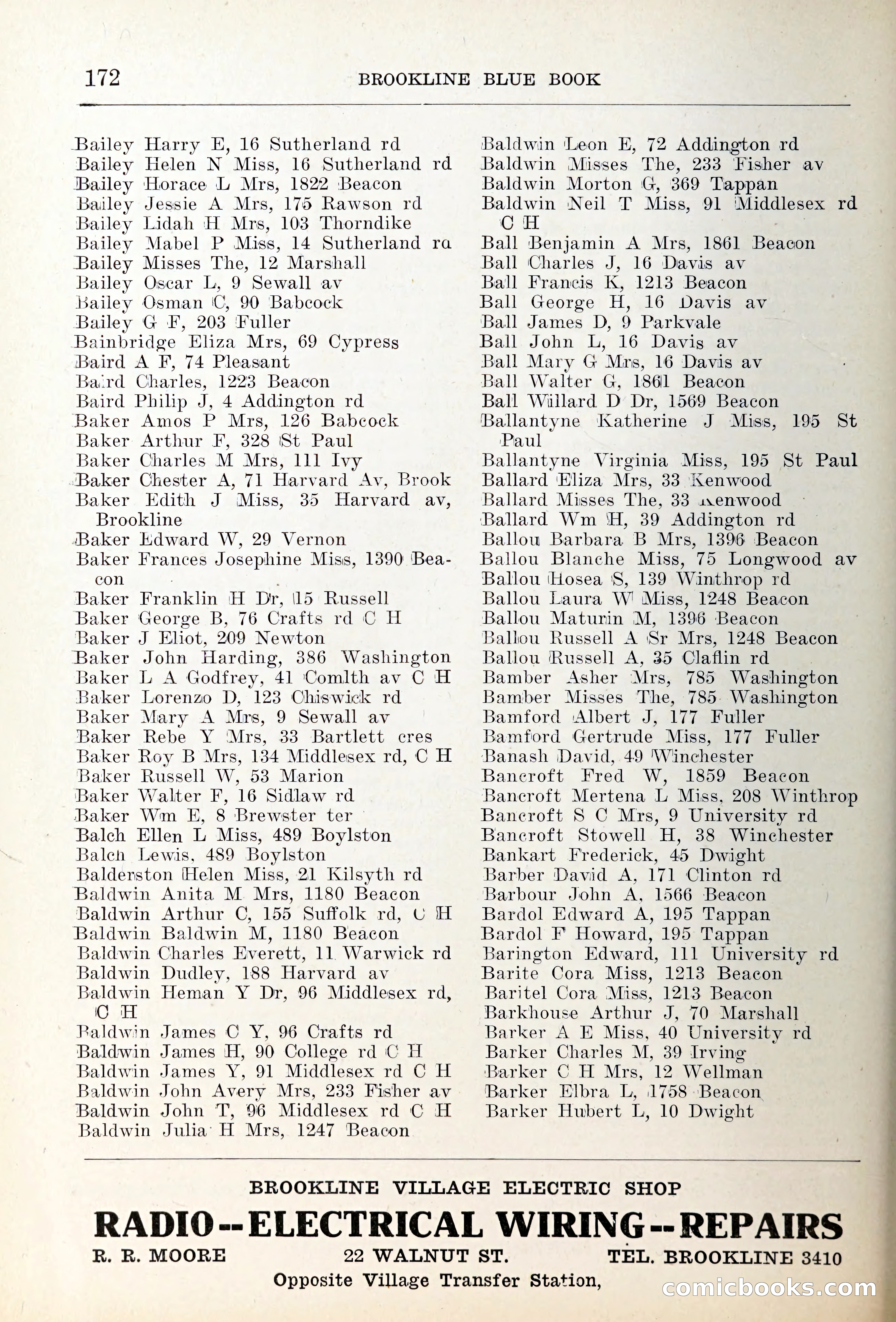 Blue Book of Brookline — page 207 of 354