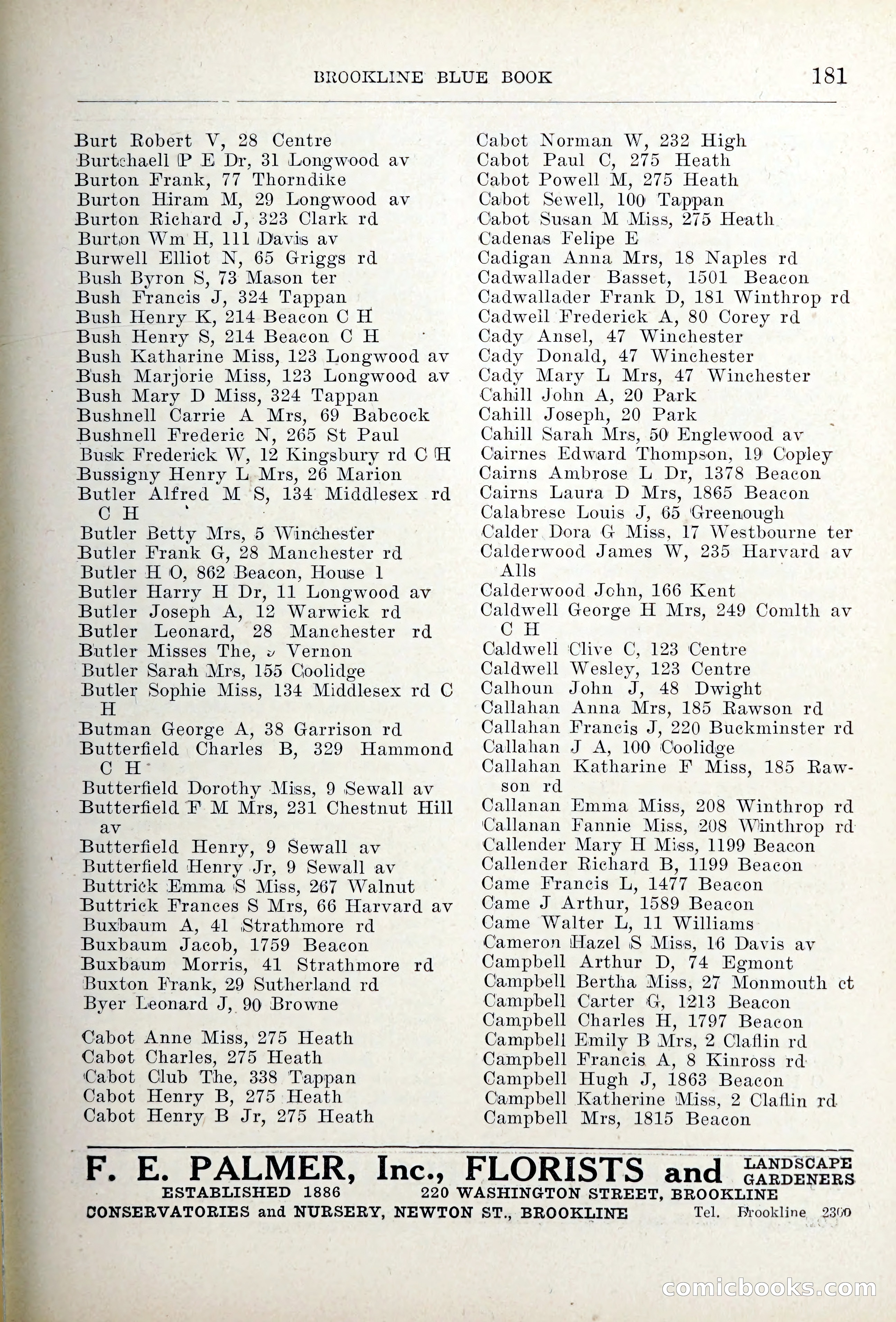 Blue Book of Brookline — page 216 of 354