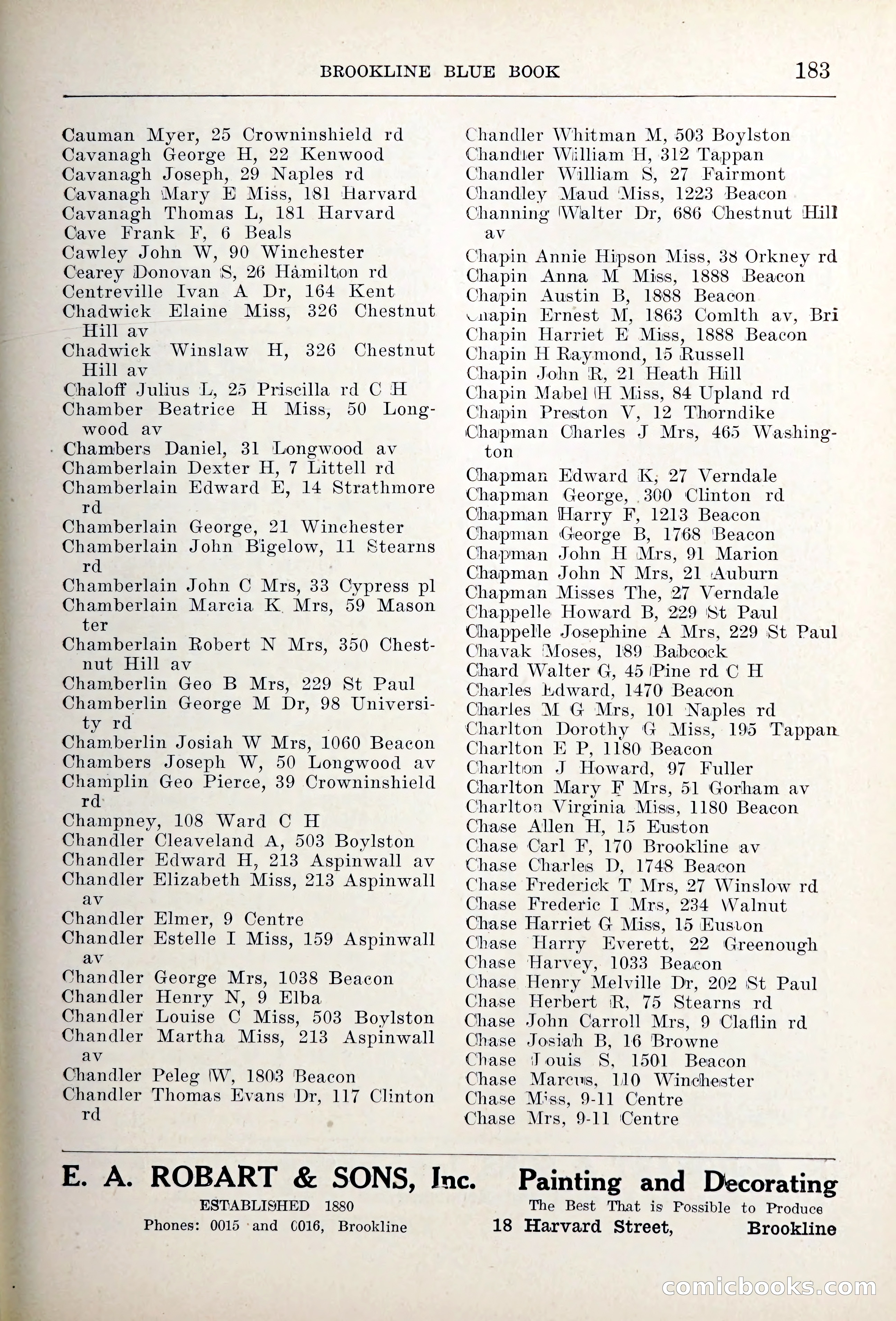 Blue Book of Brookline — page 218 of 354